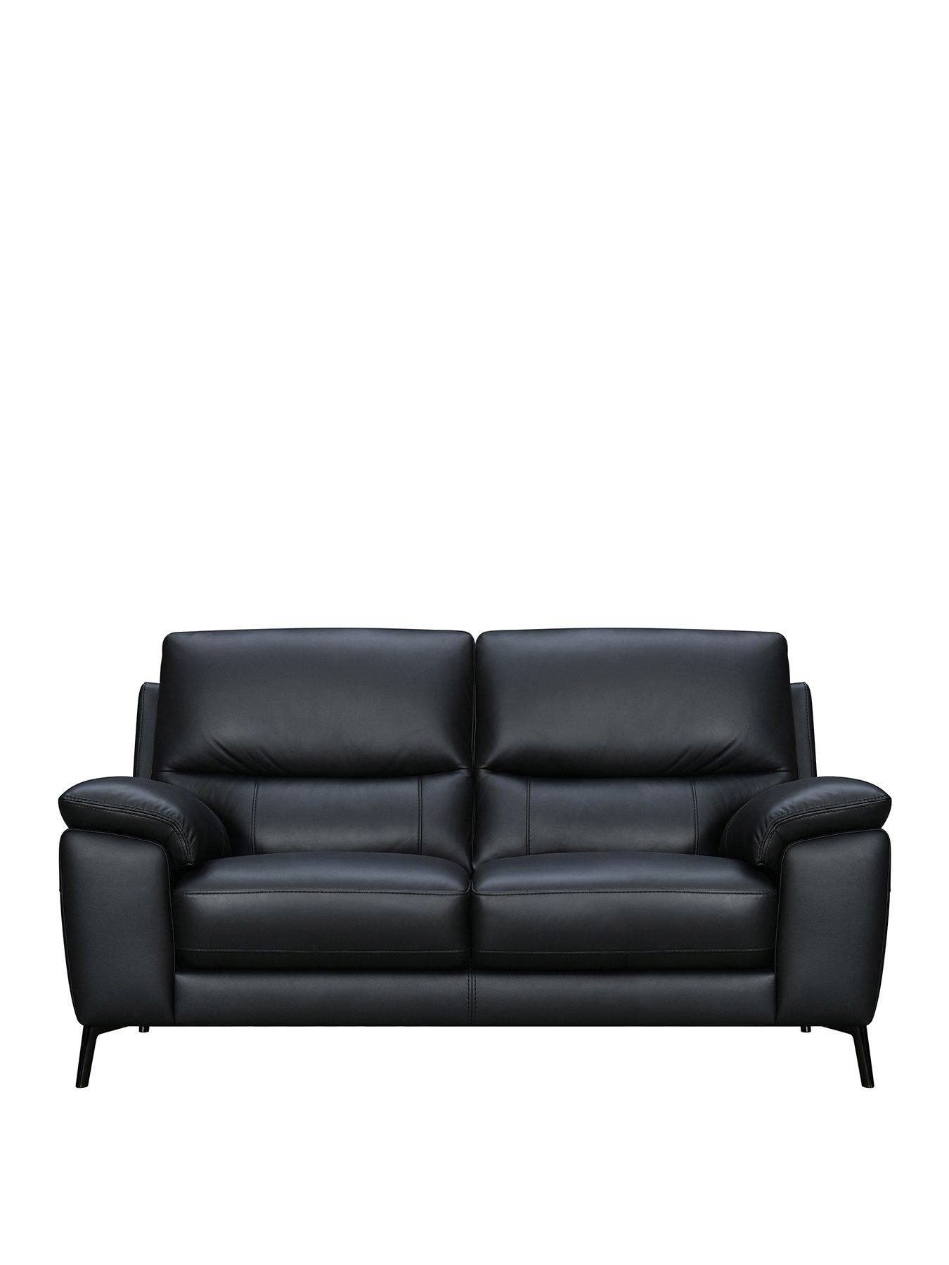 very-home-lesta-2-seater-leather-sofa