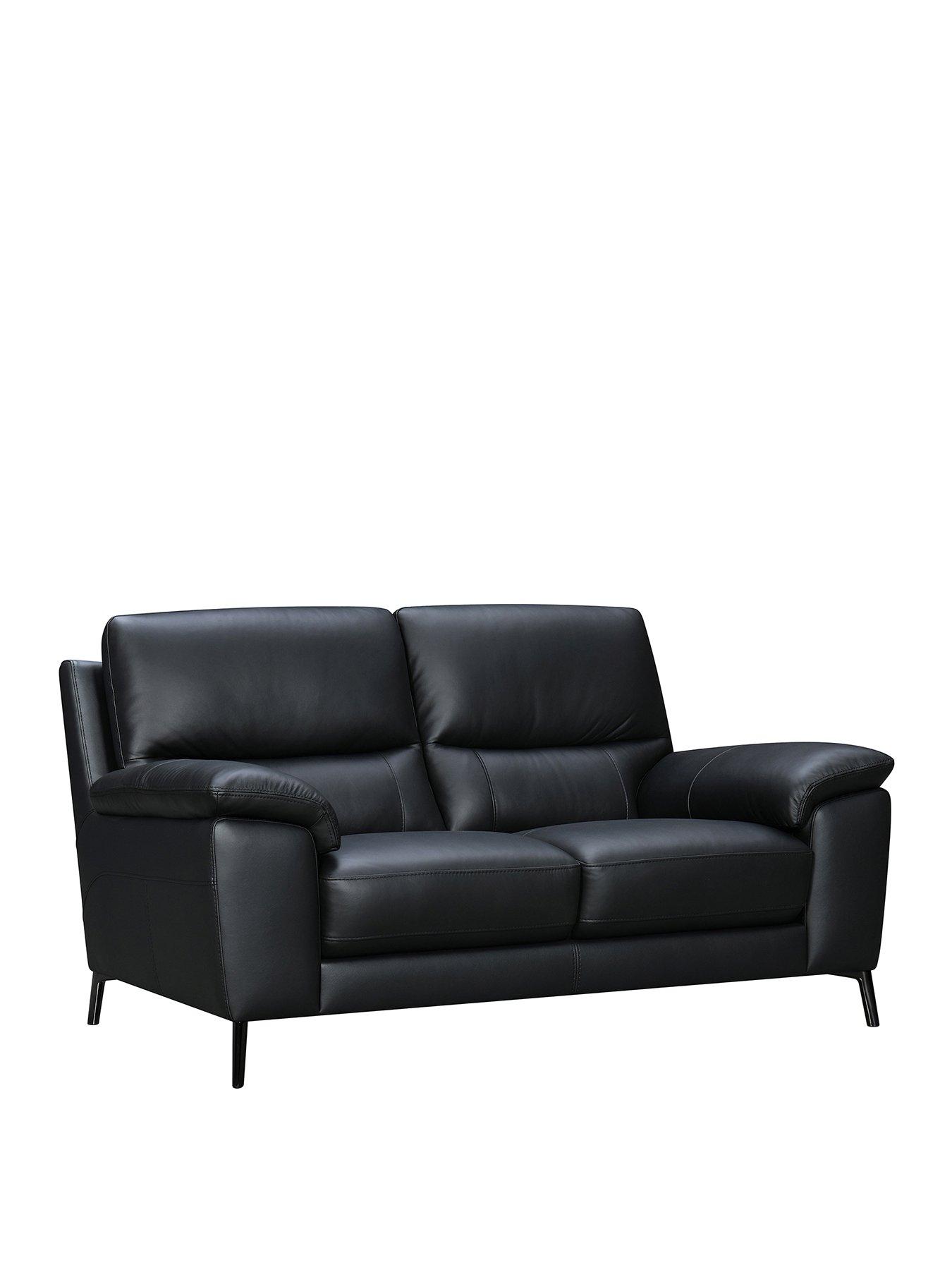 very-home-lesta-2-seater-leather-sofaback