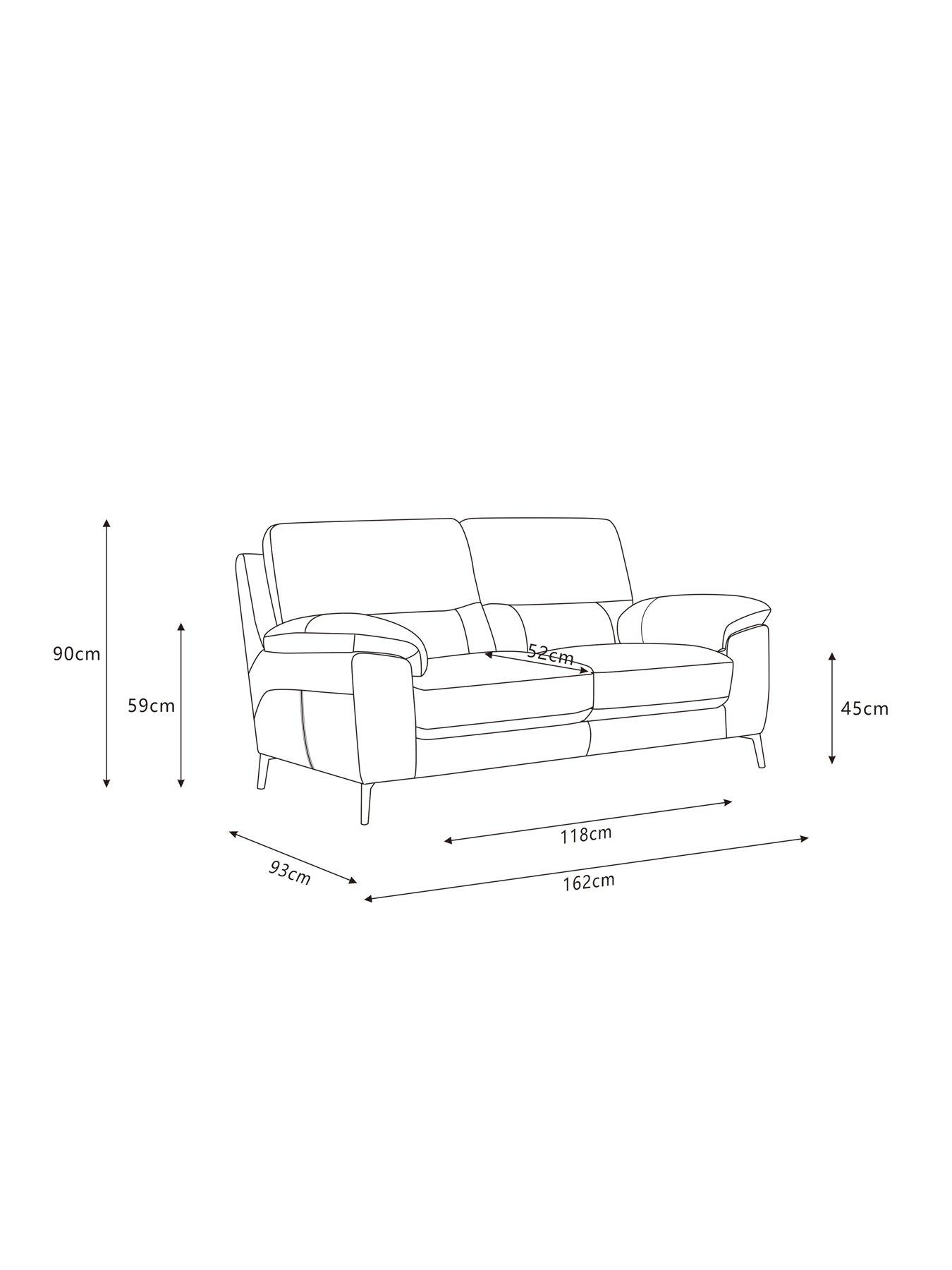 Image 7 of 7 of The Very Collection Lesta 2 Seater Leather Sofa