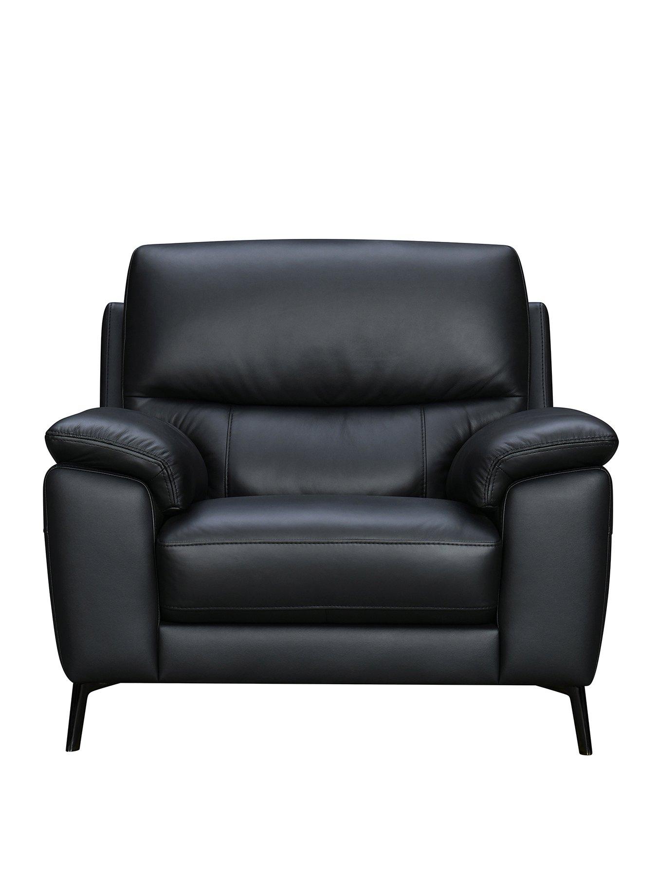 Image 2 of 7 of The Very Collection Lesta Leather Armchair
