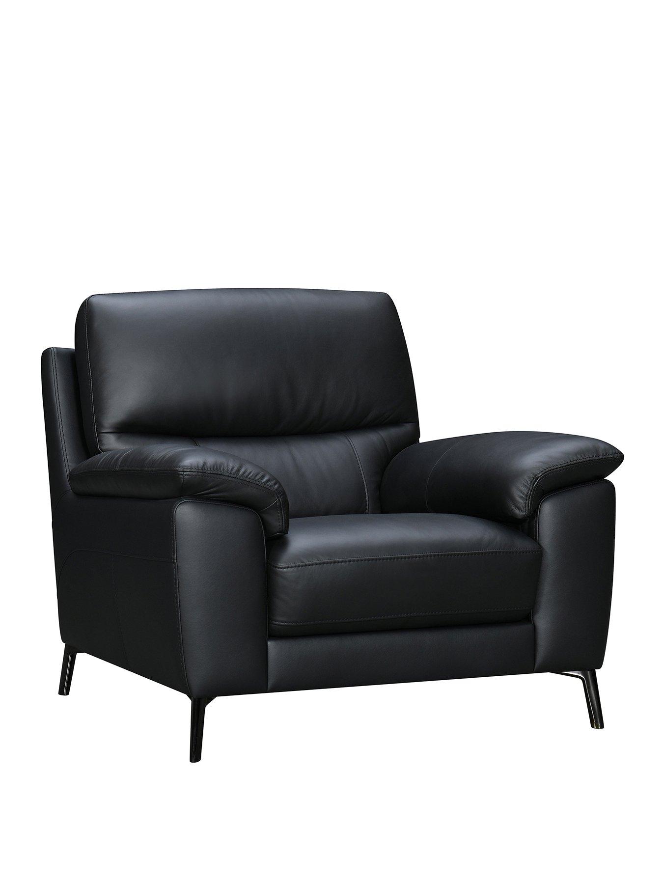 Image 3 of 7 of The Very Collection Lesta Leather Armchair