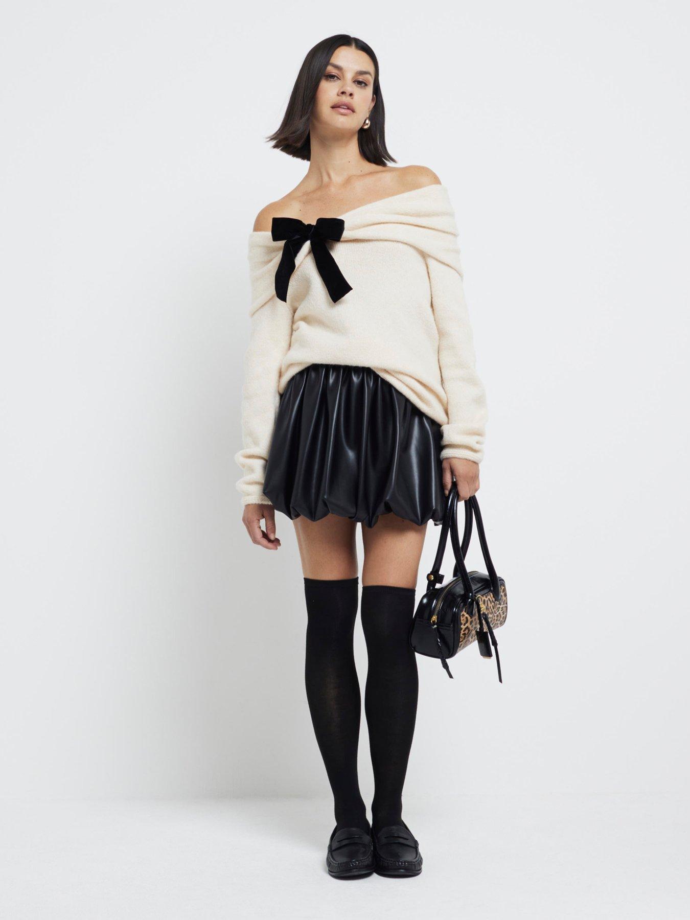 river-island-pu-puff-ball-skirt-blackback