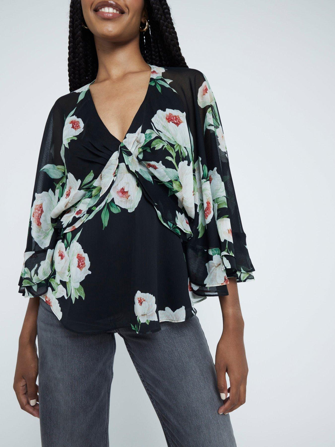 river-island-printed-ruffle-printed-cape-top-blackoutfit