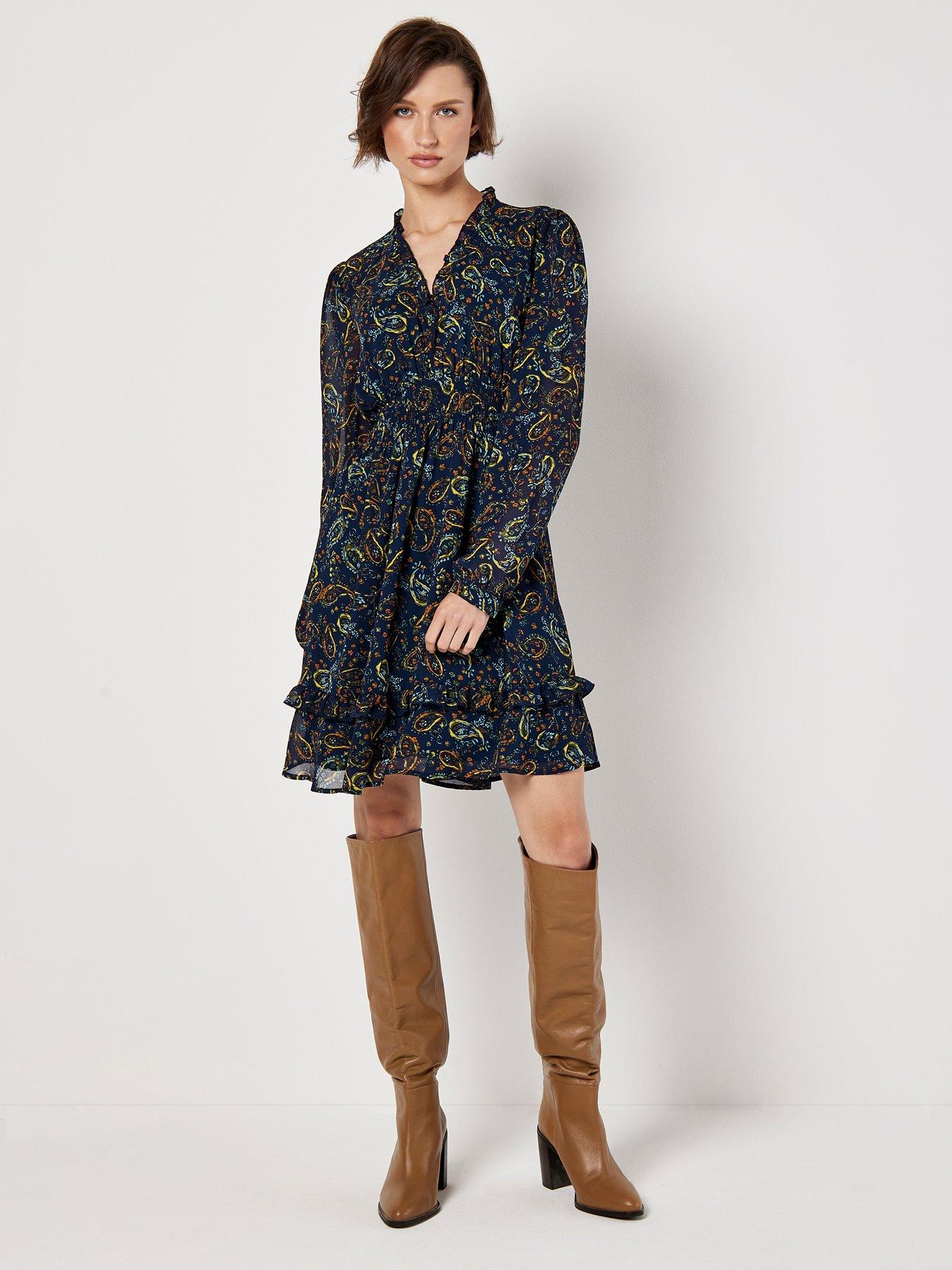 apricot-painterly-paisley-smock-frill-dress-navyback