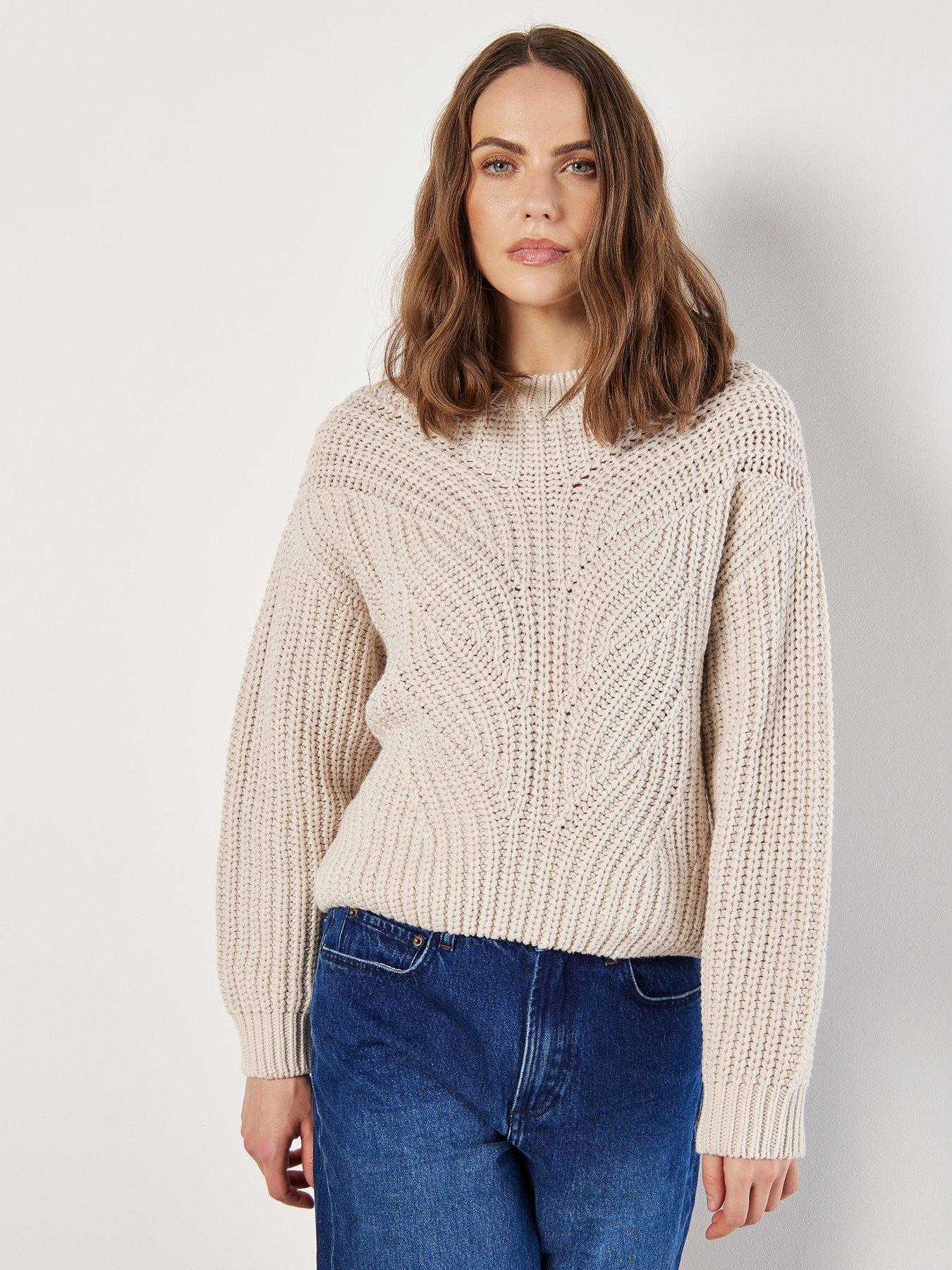 apricot-apricot-chunky-cable-knit-jumper