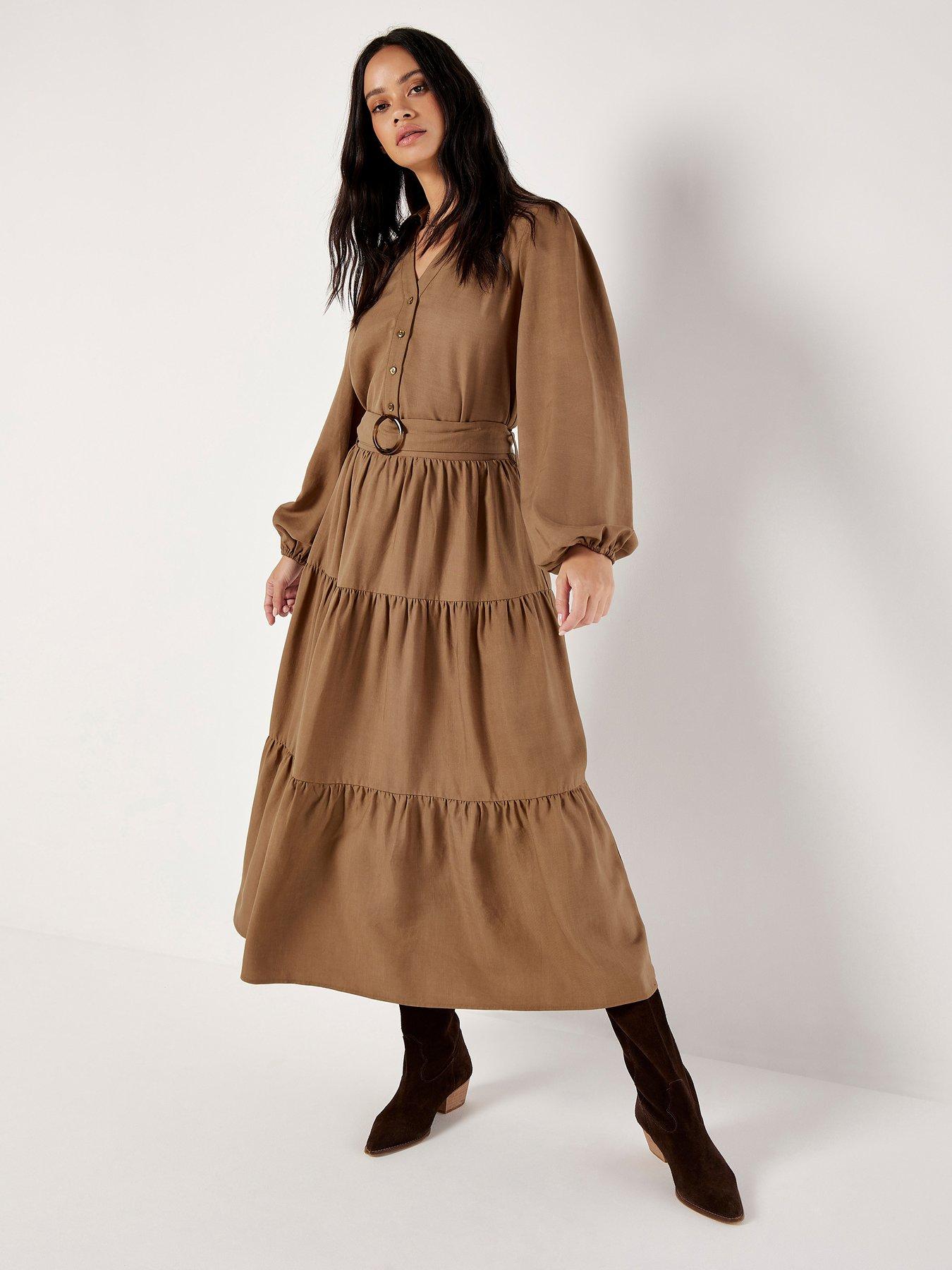 apricot-open-collar-button-through-shirt-co-ord-brown