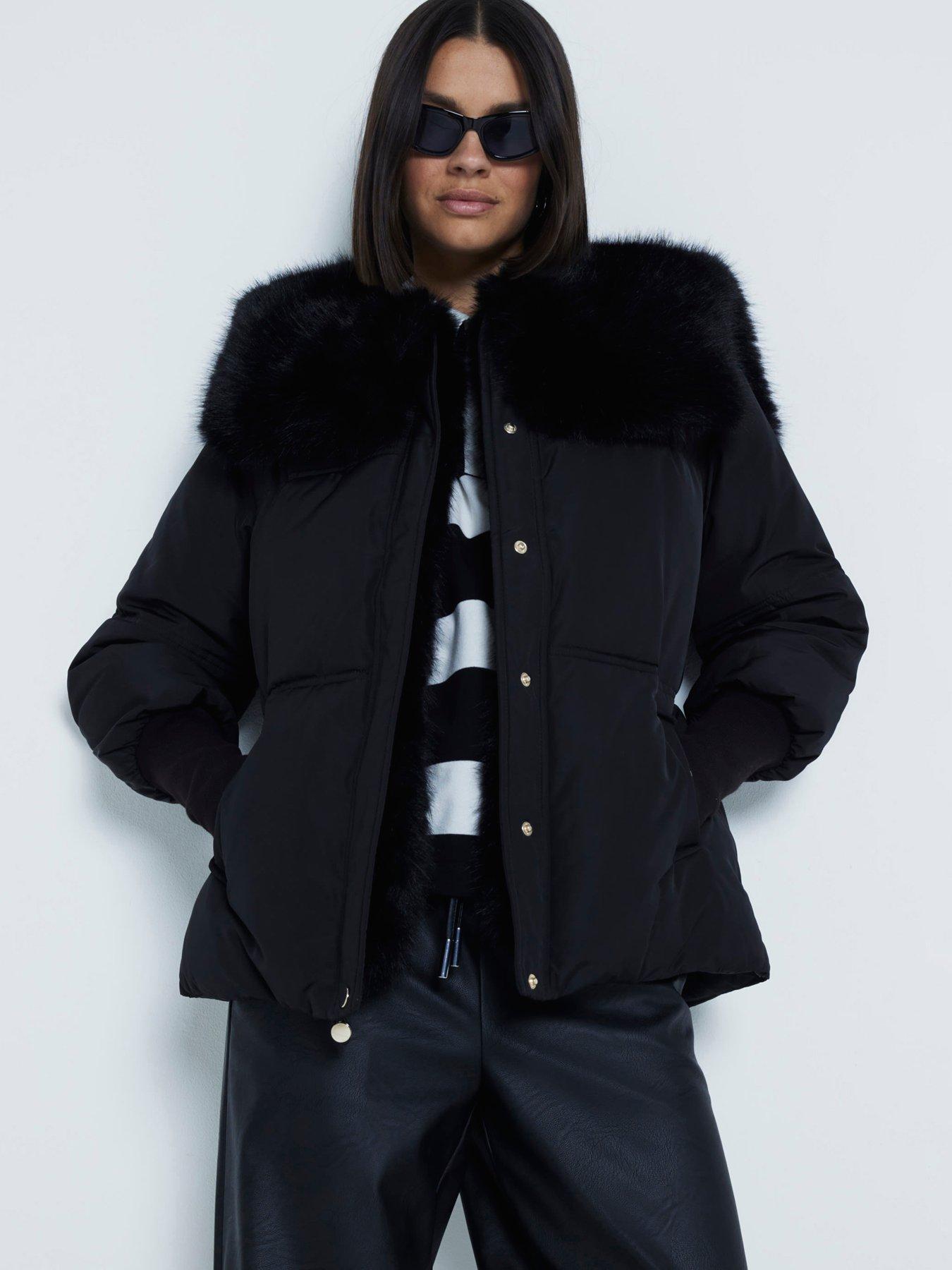 river-island-padded-faux-fur-collar-jacket-black