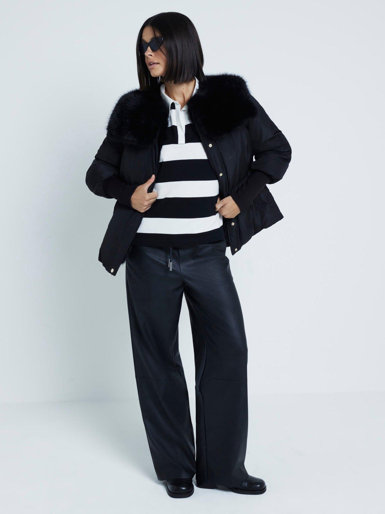 river-island-padded-faux-fur-collar-jacket-blackoutfit