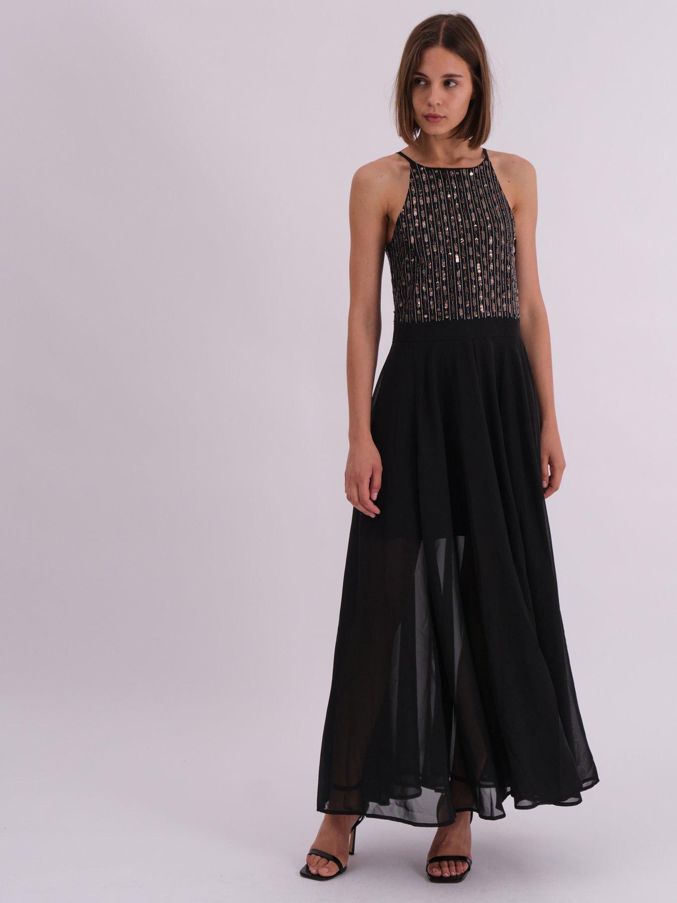 religion-beaded-bodice-maxi-dress-blackdetail