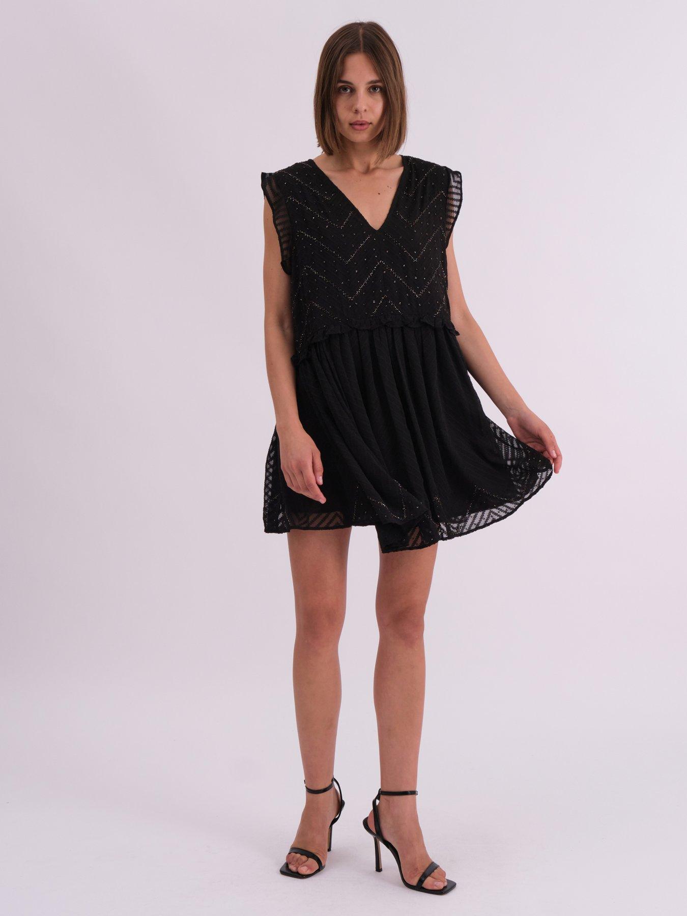 religion-beaded-mini-dress-blackback