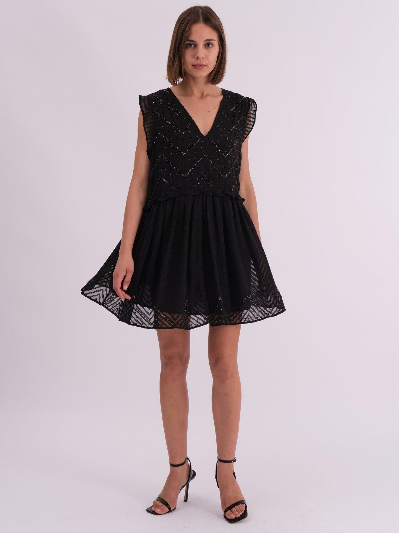 religion-beaded-mini-dress-blackoutfit