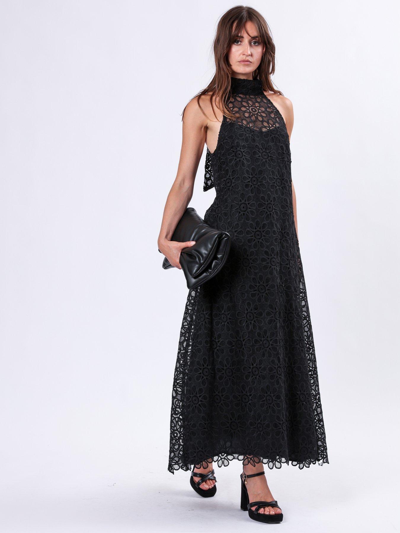 religion-tie-sash-halterneck-maxi-dress-black