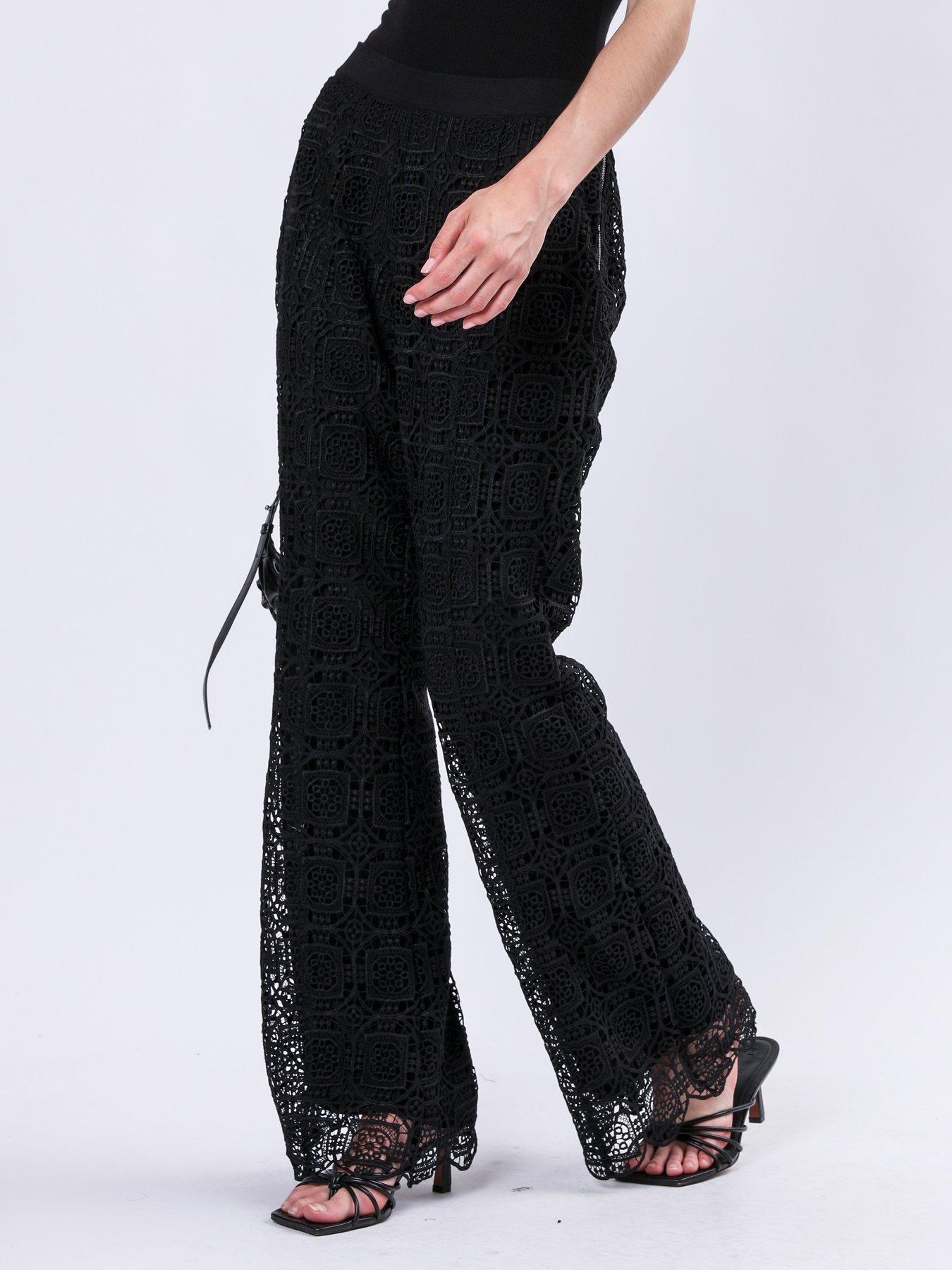 religion-high-waisted-lace-trouser-blackstillFront