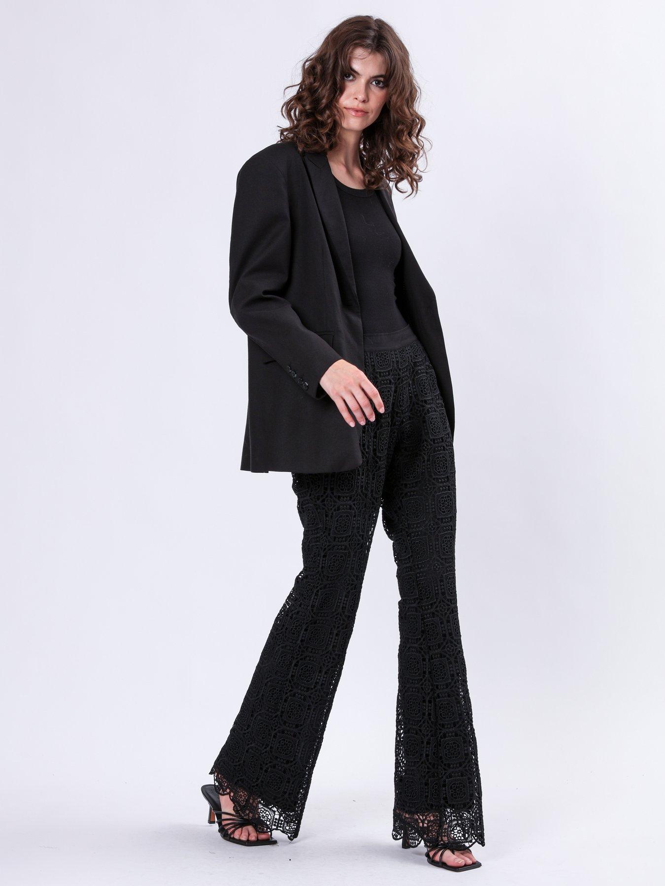 religion-high-waisted-lace-trouser-blackoutfit