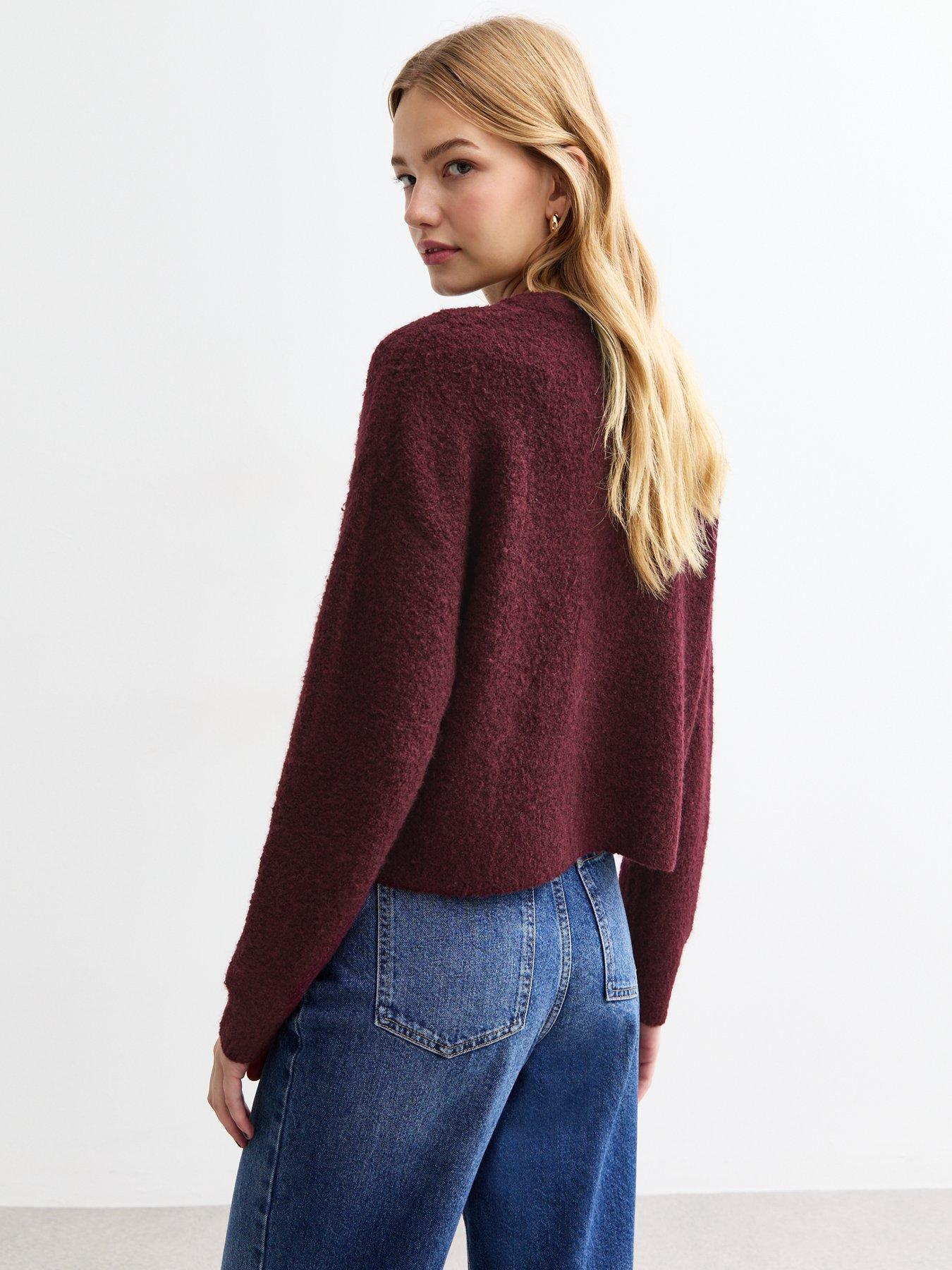 new-look-boucle-knit-jumper-burgundystillFront