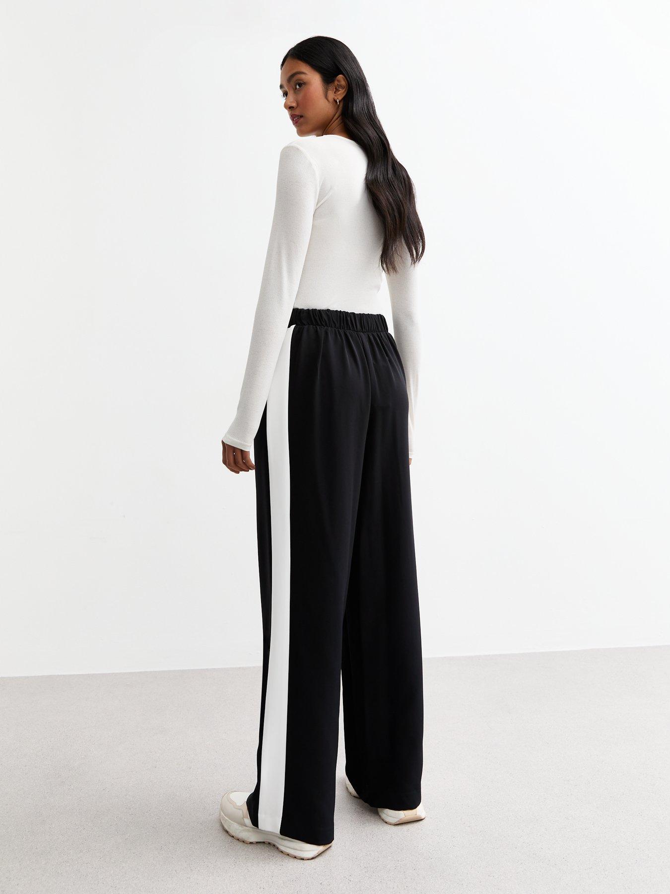 new-look-black-side-stripe-tailored-wide-leg-jersey-trousersstillFront