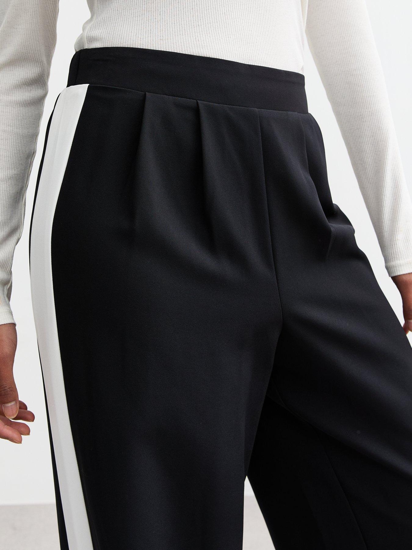 new-look-black-side-stripe-tailored-wide-leg-jersey-trousersoutfit