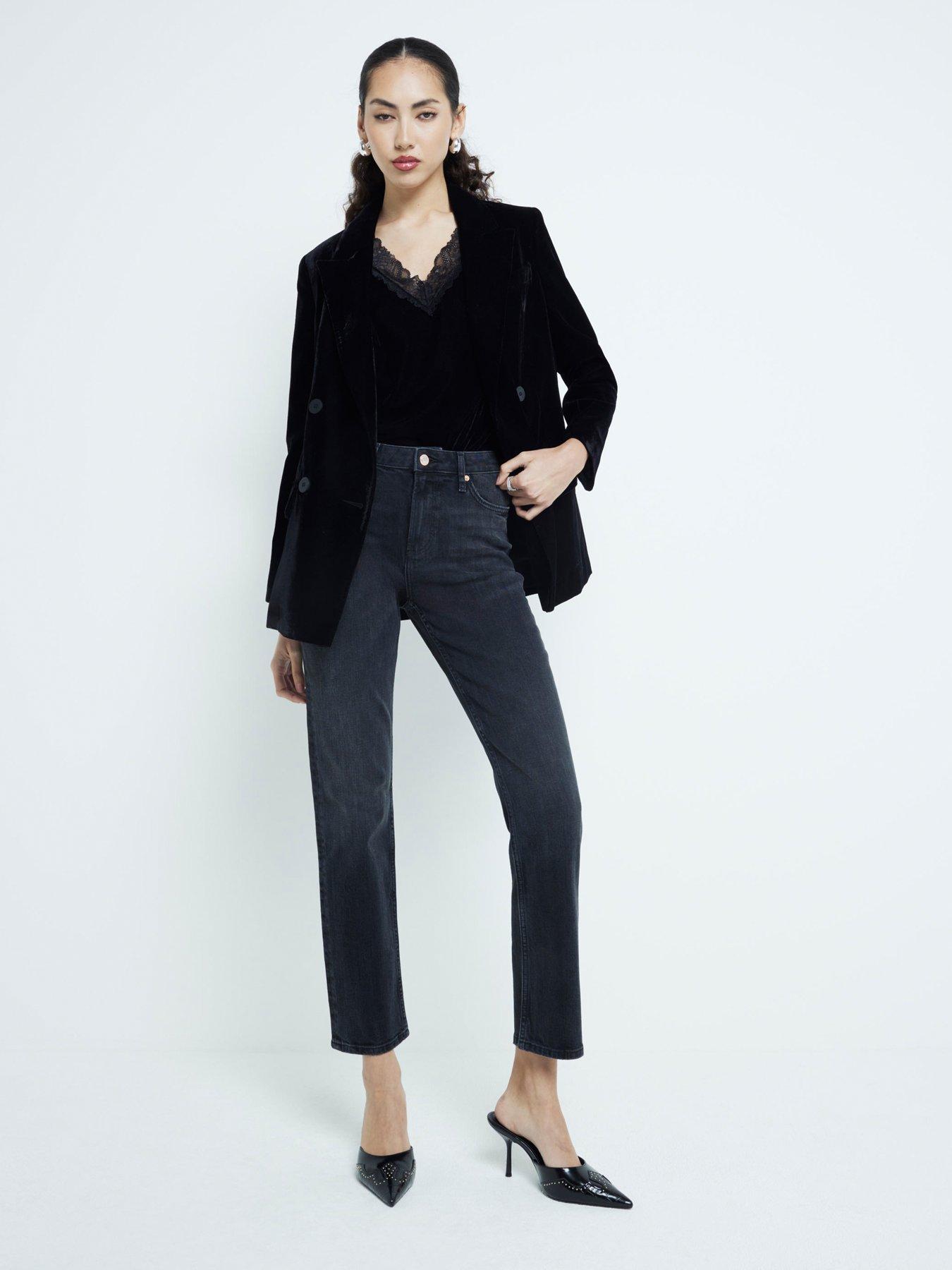 river-island-high-rise-slim-fit-jean-black