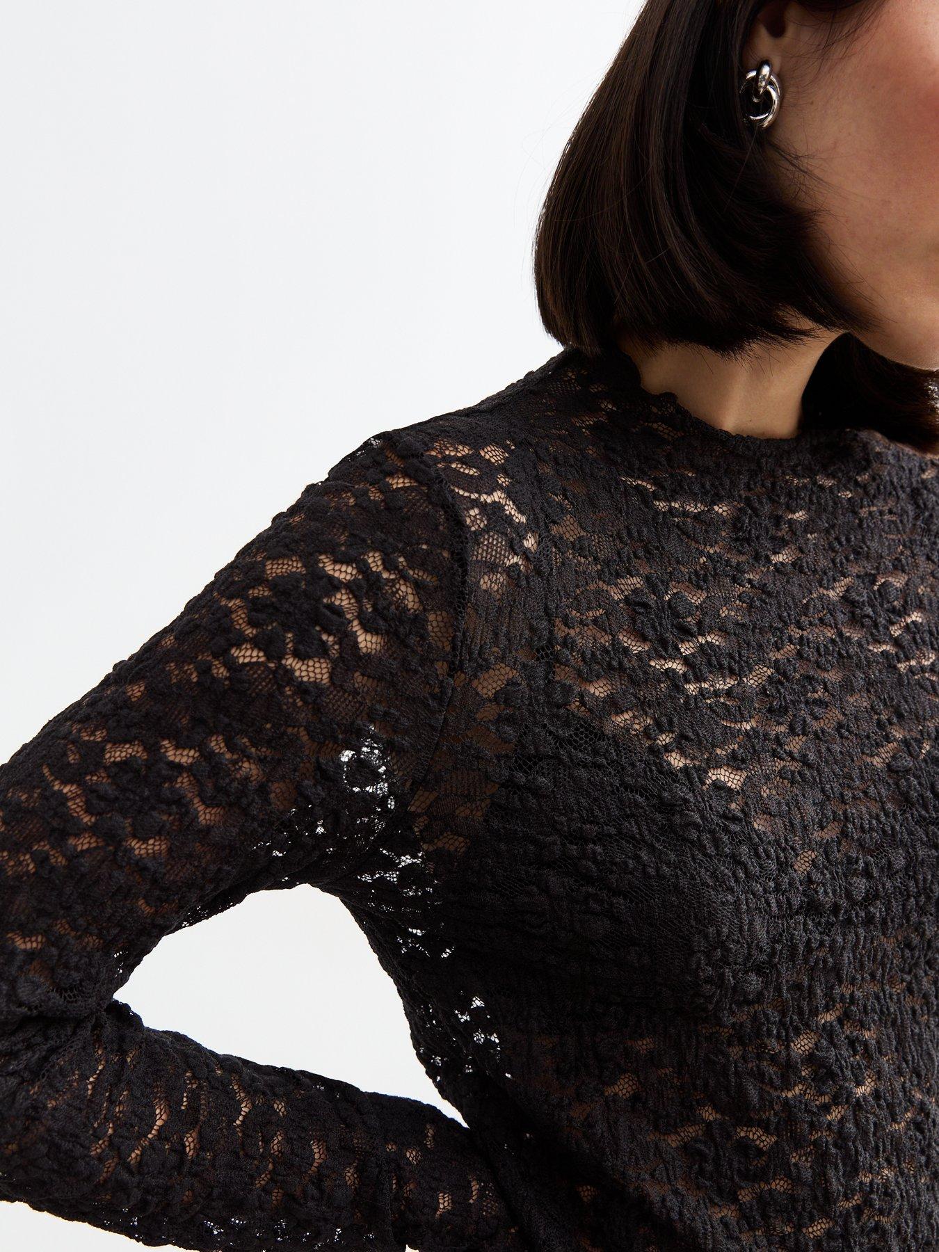 new-look-high-neck-lace-top-blackoutfit