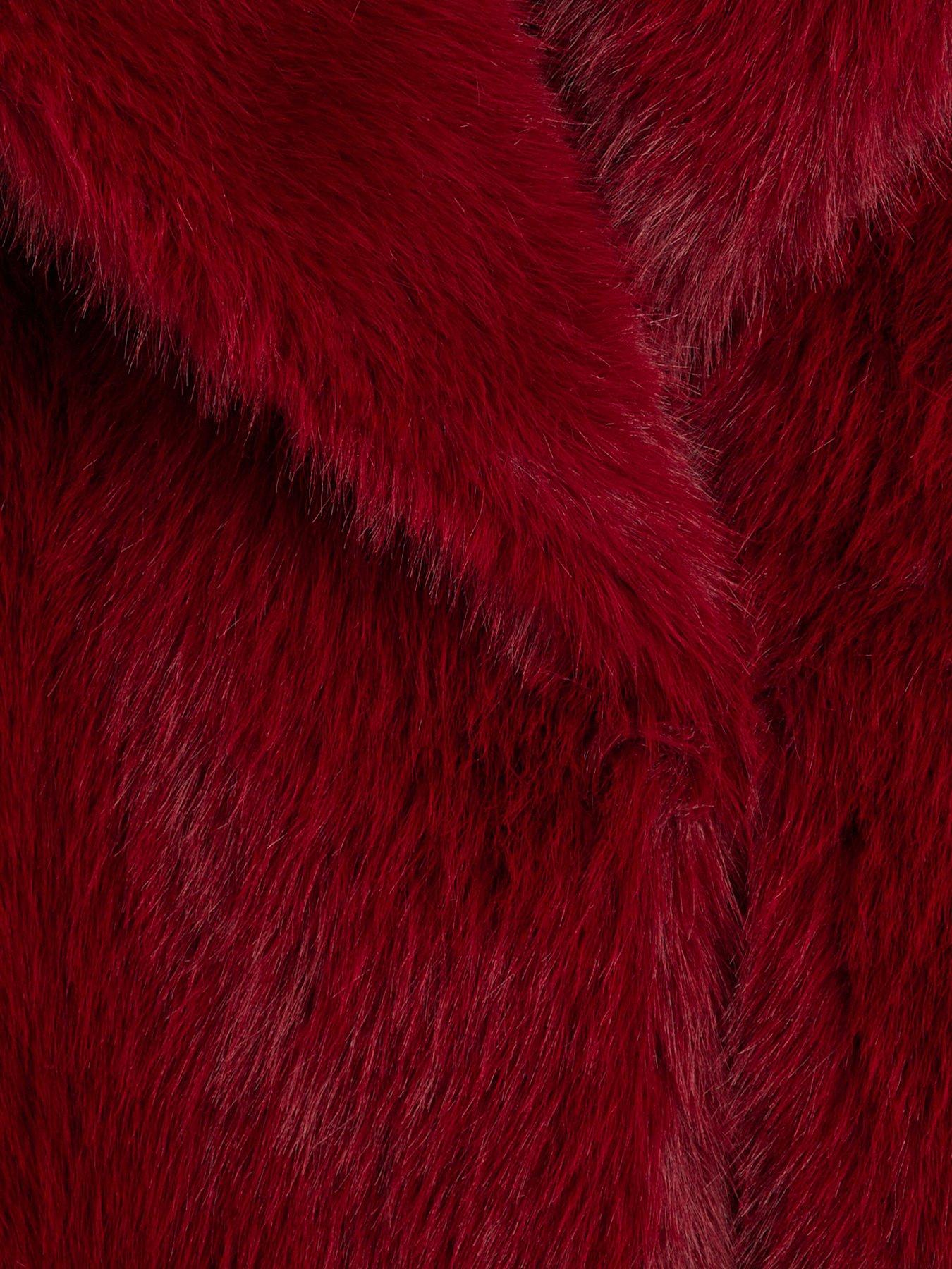 river-island-faux-fur-coat-dark-reddetail