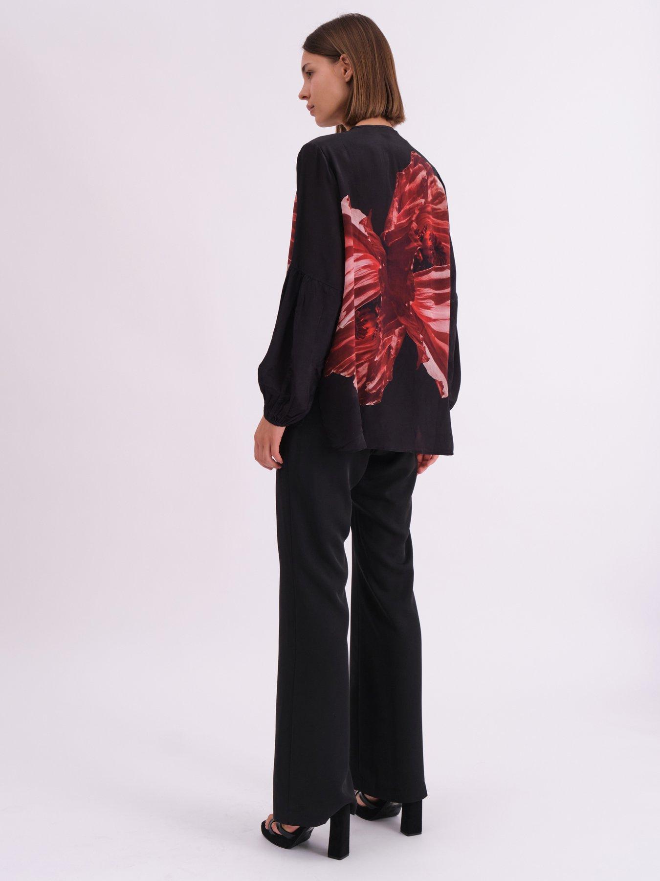 religion-abstract-floral-neck-tie-blouse-redoutfit