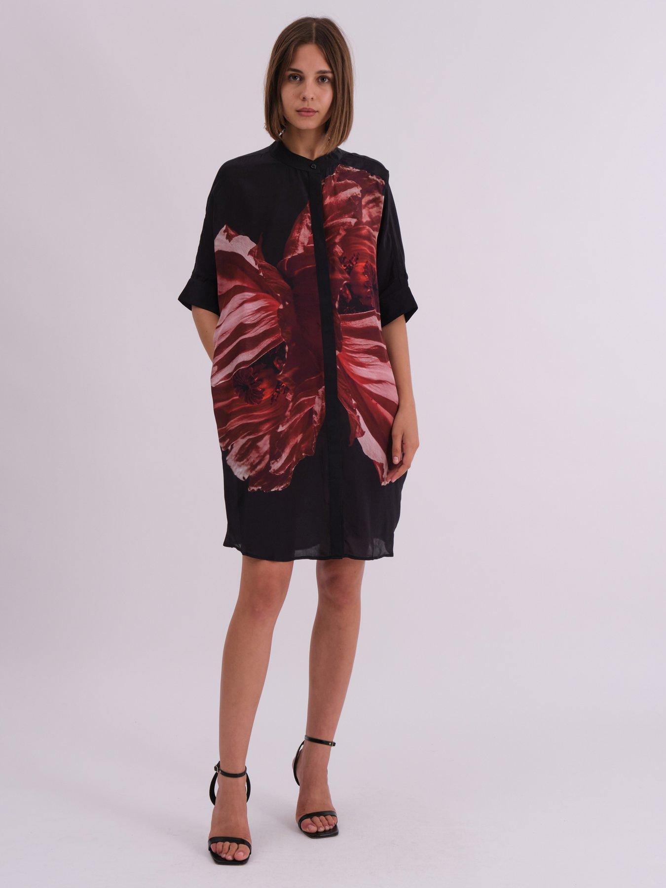 religion-floral-print-oversized-tunic-dress-redback