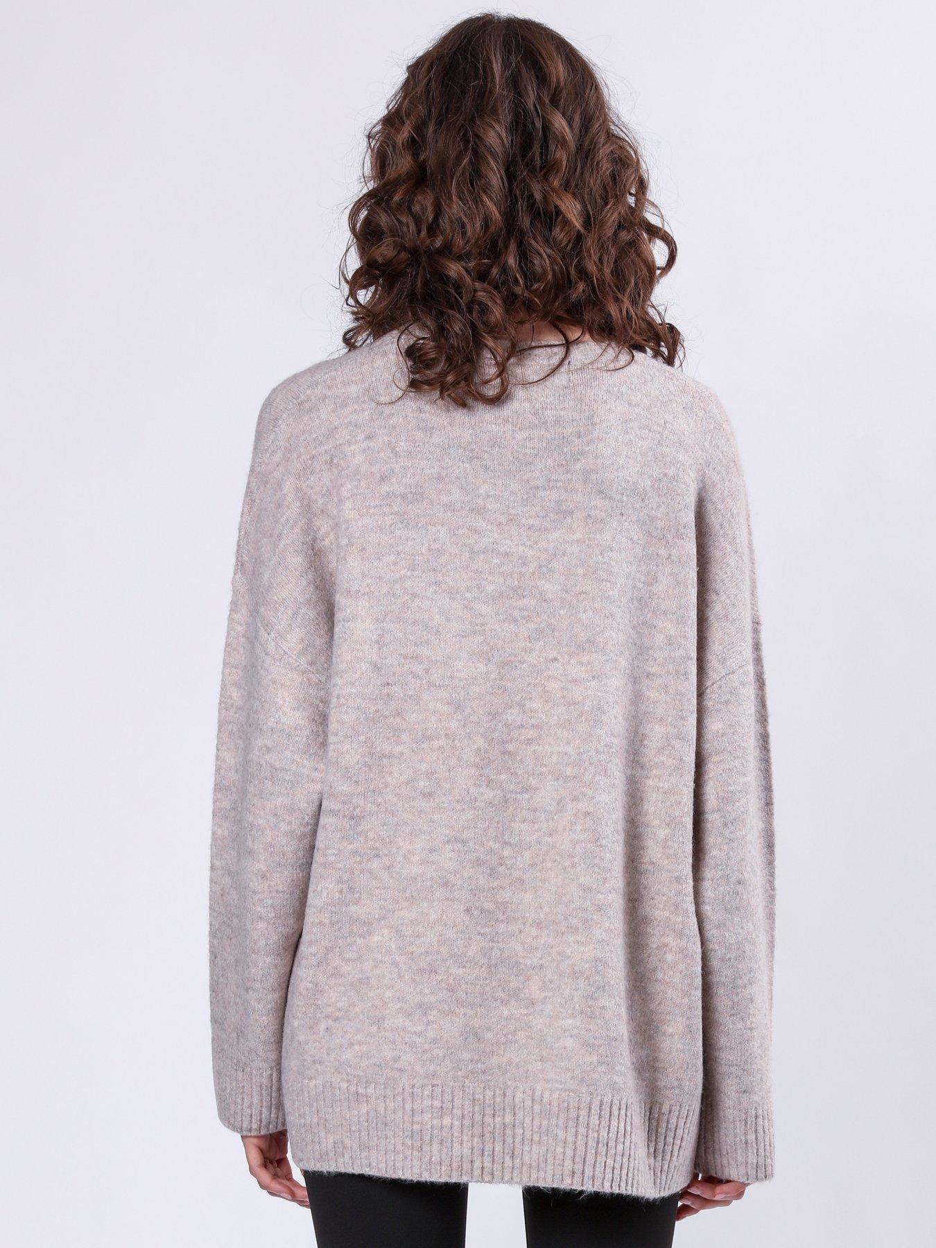 religion-rebel-heart-oversized-jumper-beigestillFront