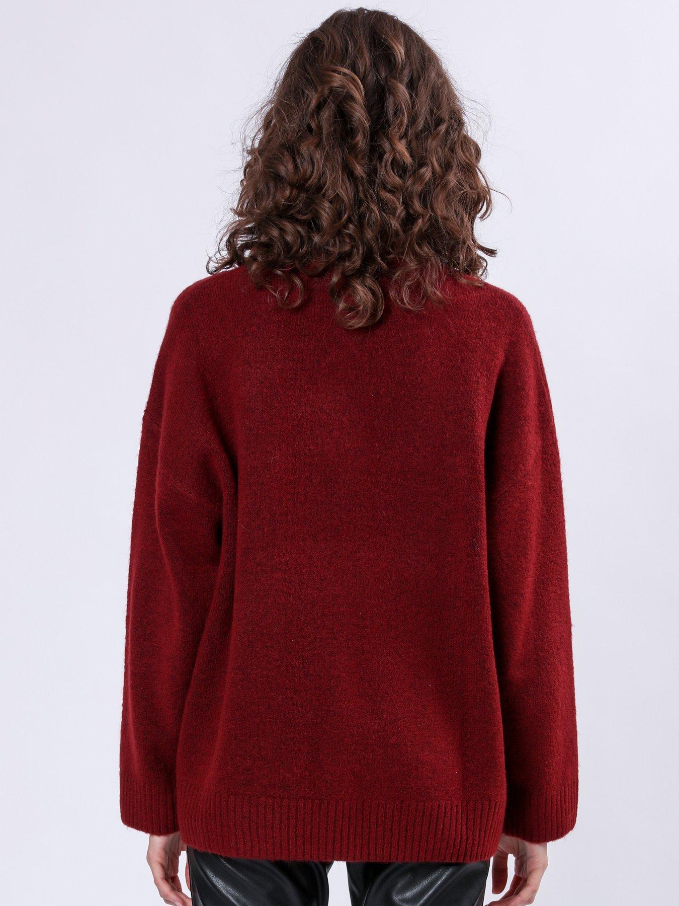 religion-rebel-heart-oversized-jumper-redstillFront