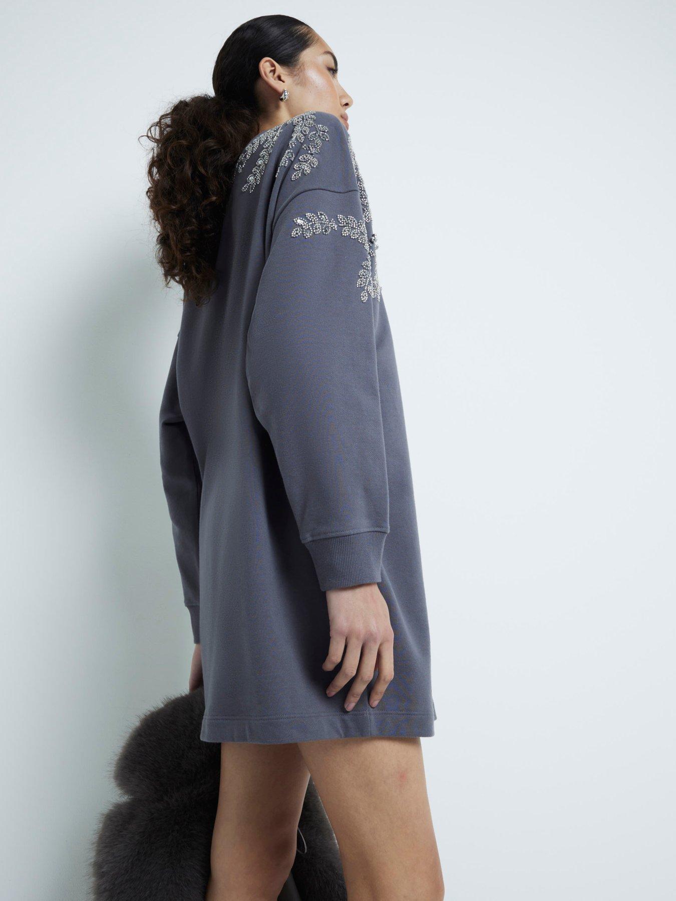 river-island-washed-embellished-leaf-sweat-dress-dark-greystillFront