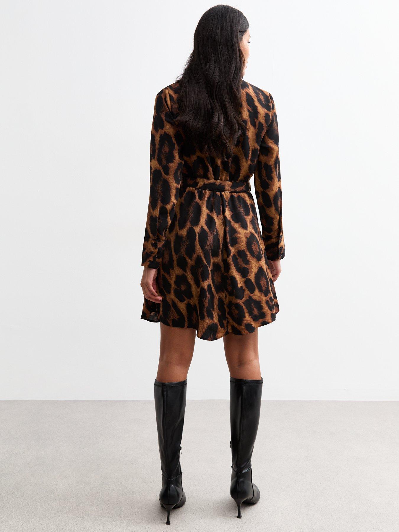 new-look-brown-leopard-print-long-sleeve-shirt-dressstillFront