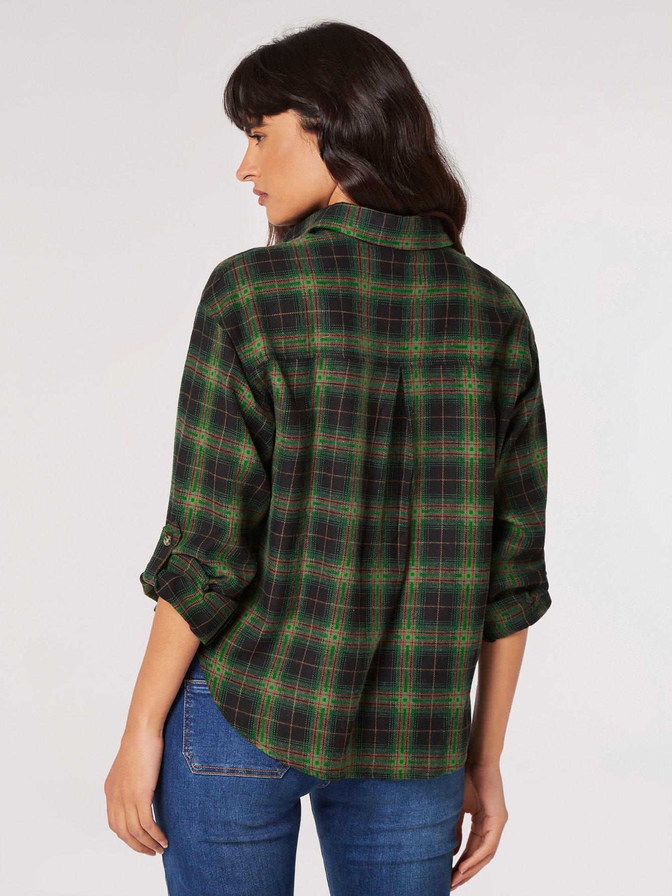 apricot-apricot-plaid-cropped-shirtstillFront