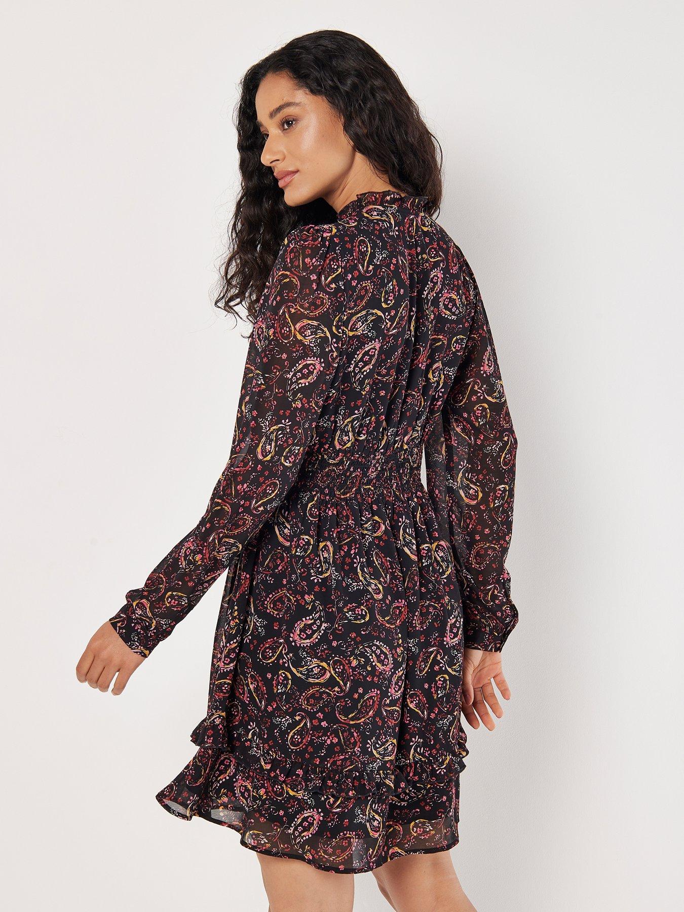 apricot-painterly-paisley-smock-frill-dress-pinkstillFront