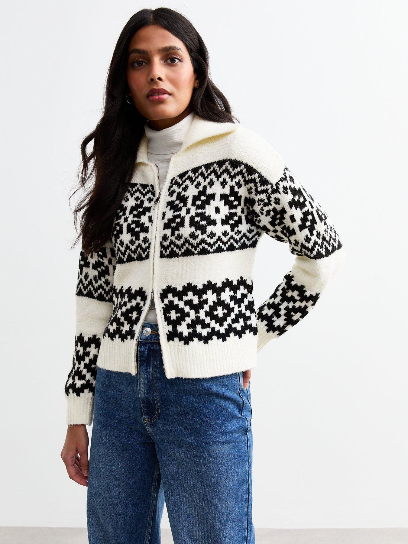 new-look-white-fair-isle-knit-zip-cardigan-print