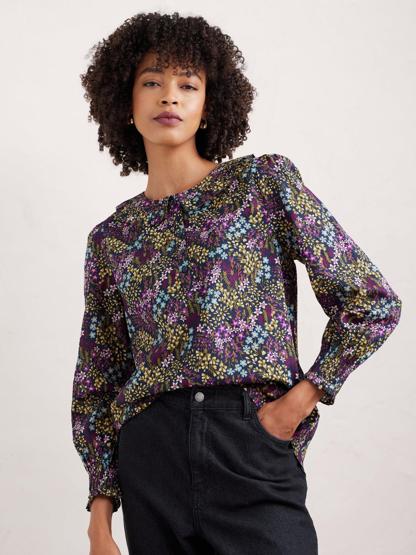 seasalt-cornwall-pure-cotton-collared-top-purplefront