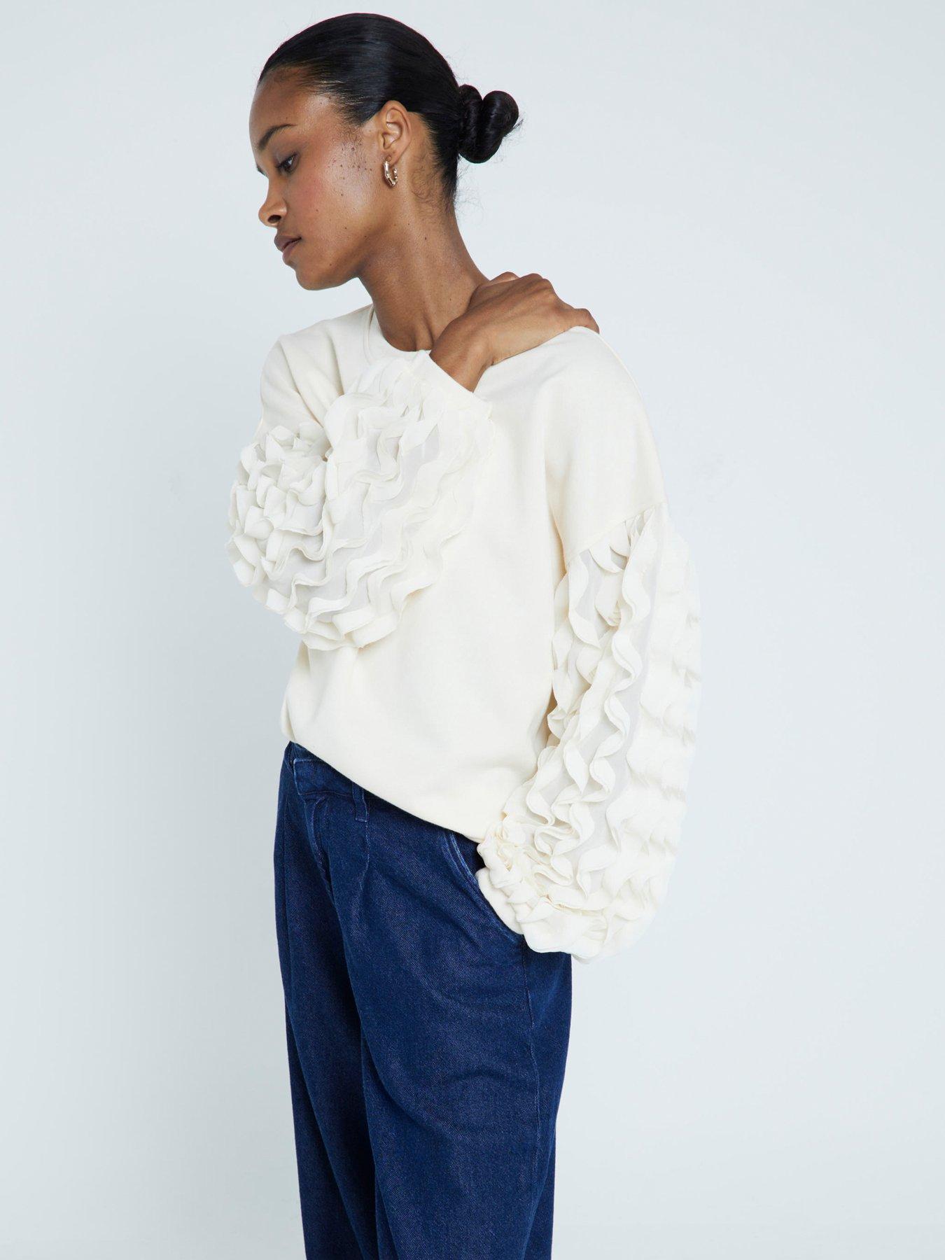 river-island-ruffle-sweat-cream