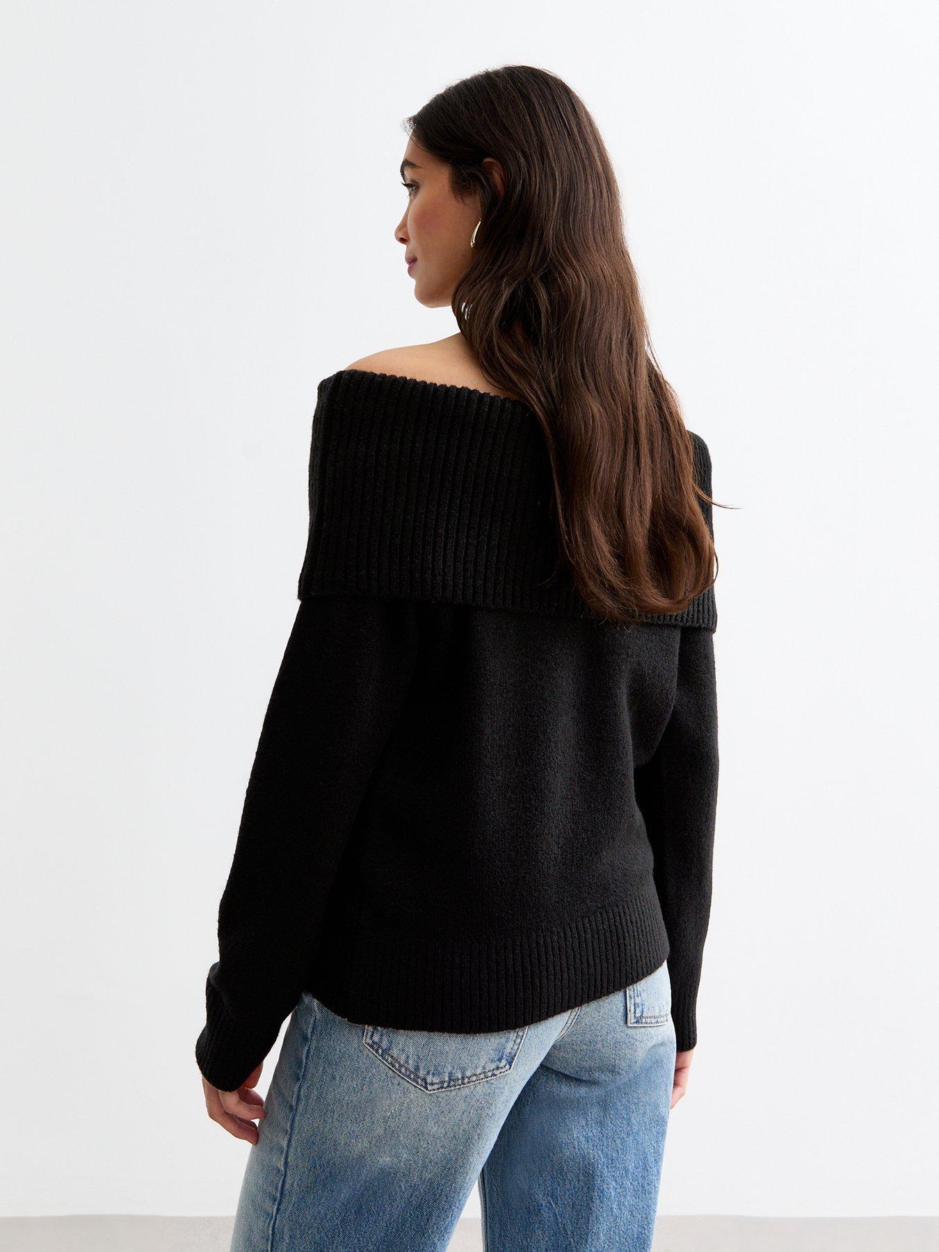 new-look-black-knit-foldover-bardot-jumperstillFront