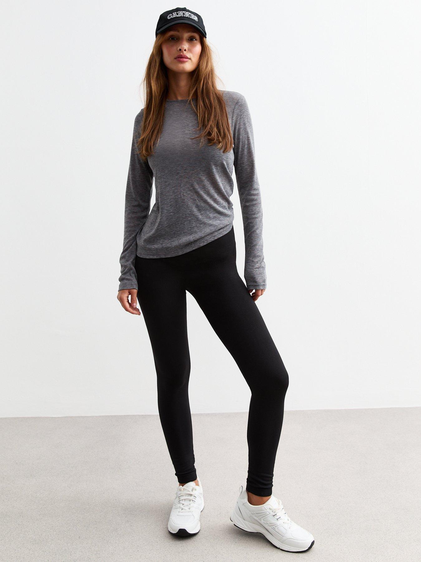 new-look-fleece-lined-jersey-leggings-black