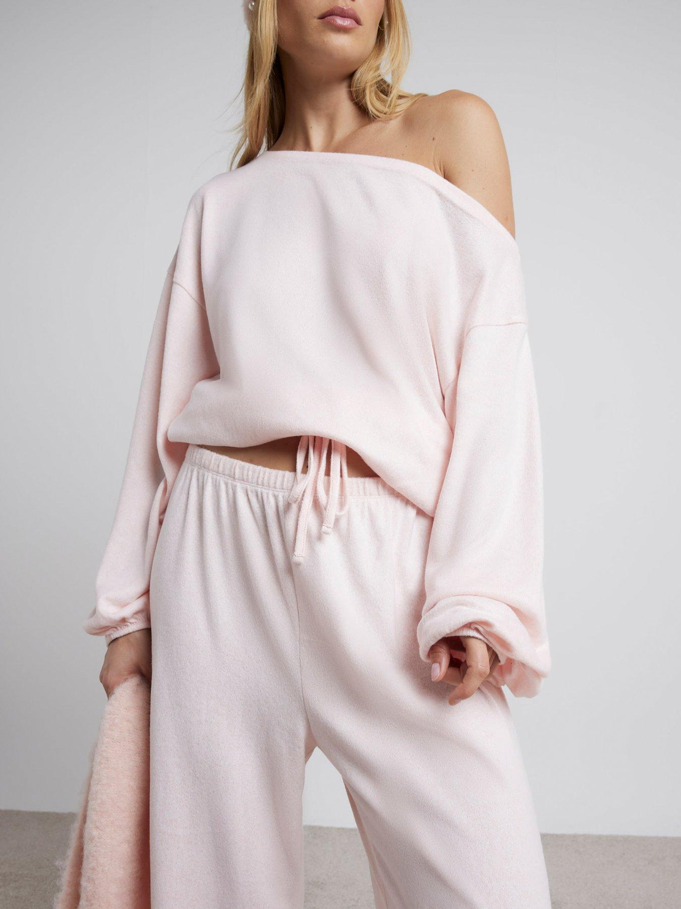 river-island-one-shoulder-lounge-set-light-pinkoutfit