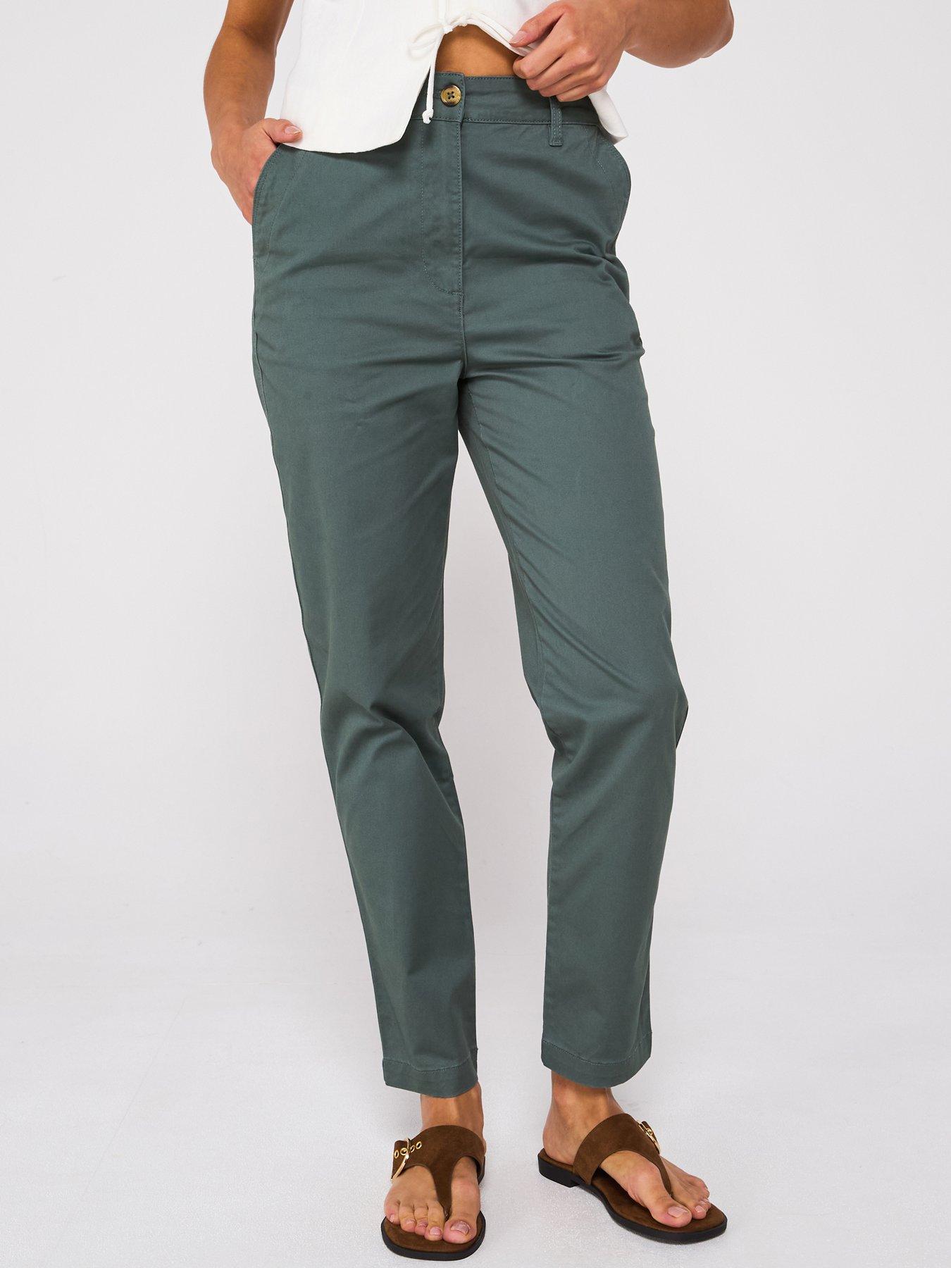 Image 1 of 6 of Everyday Girlfriend Chino Trousers - Khaki
