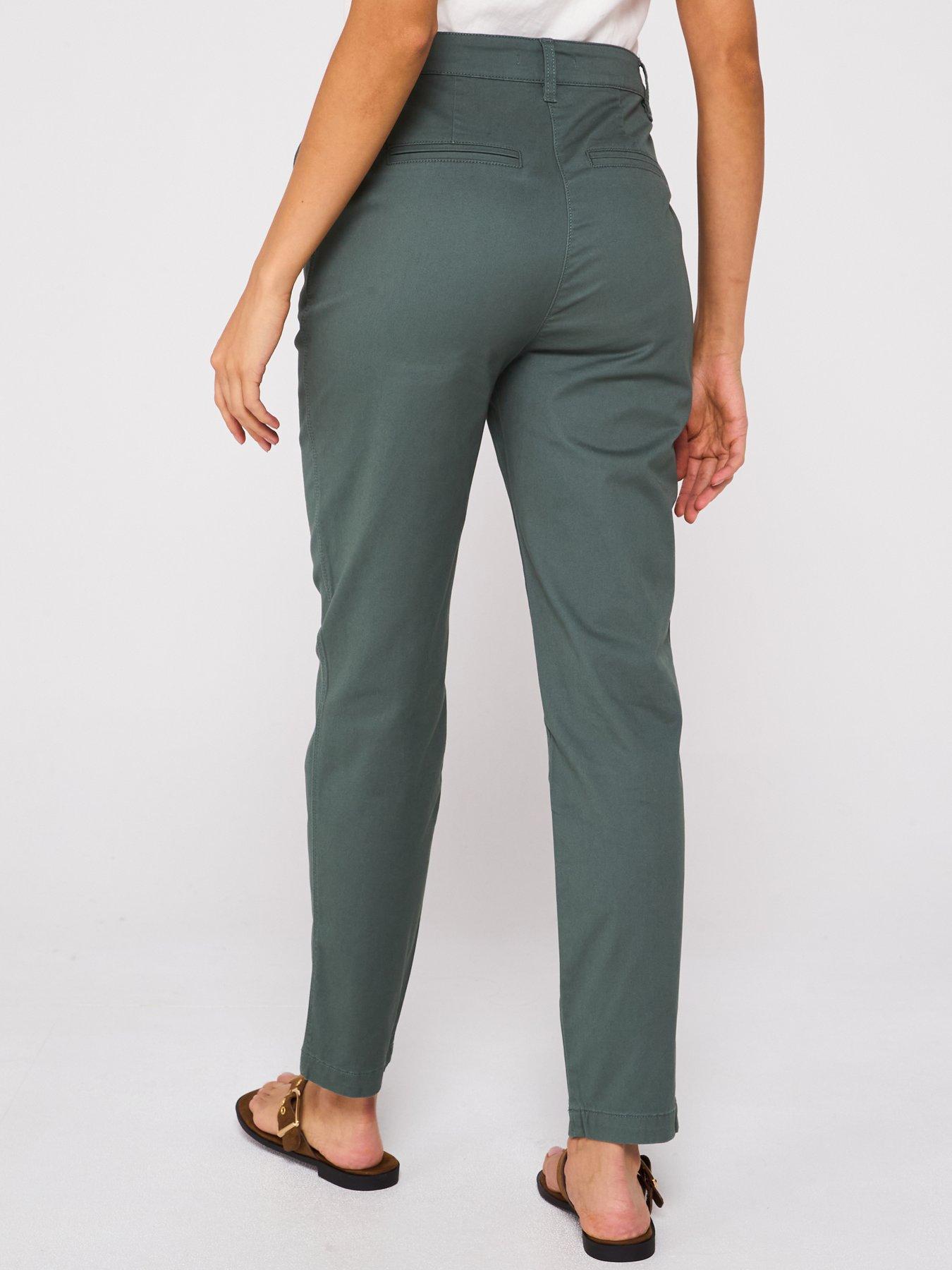Image 2 of 6 of Everyday Girlfriend Chino Trousers - Khaki