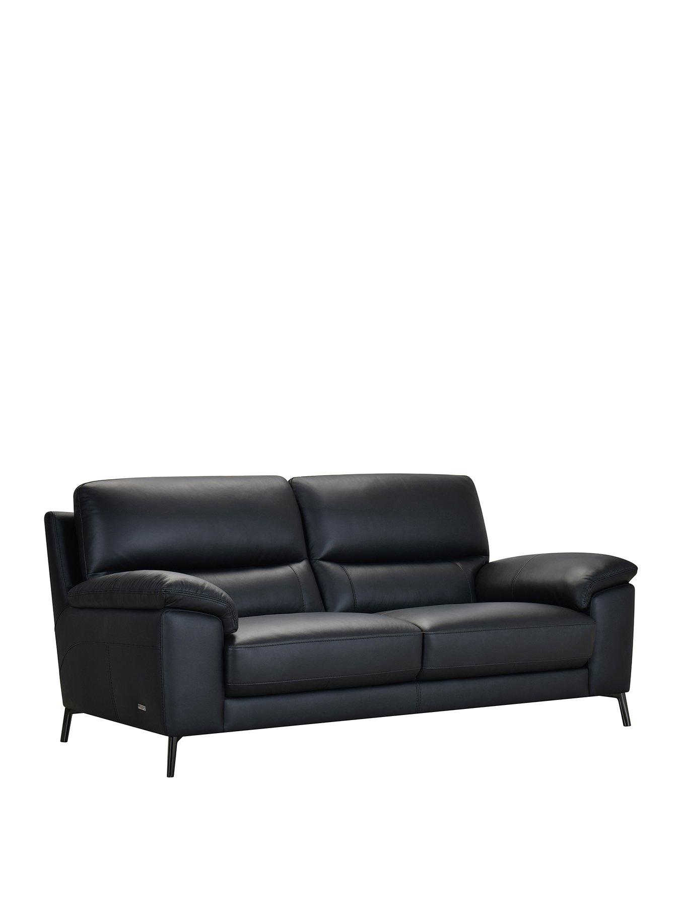 very-home-lesta-3-seater-leather-sofaback