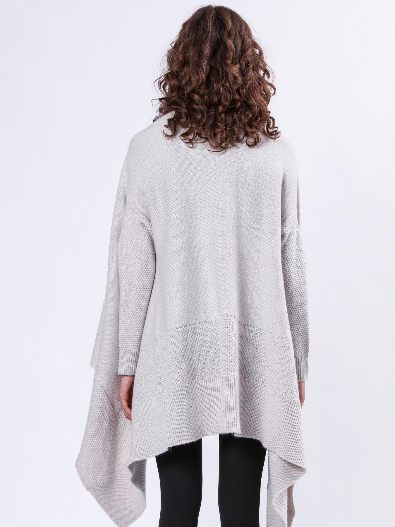 religion-soft-yarn-draped-maxi-cardigan-greystillFront