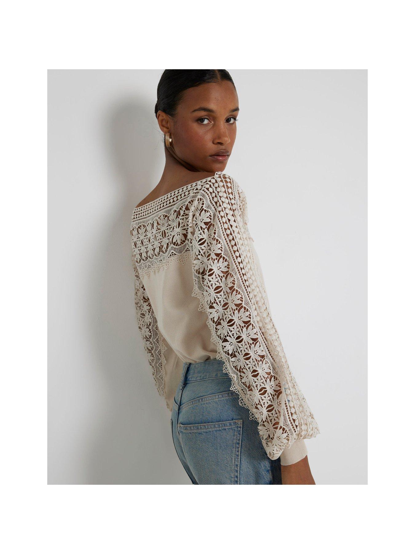 river-island-lace-hybrid-jumper-creamstillFront