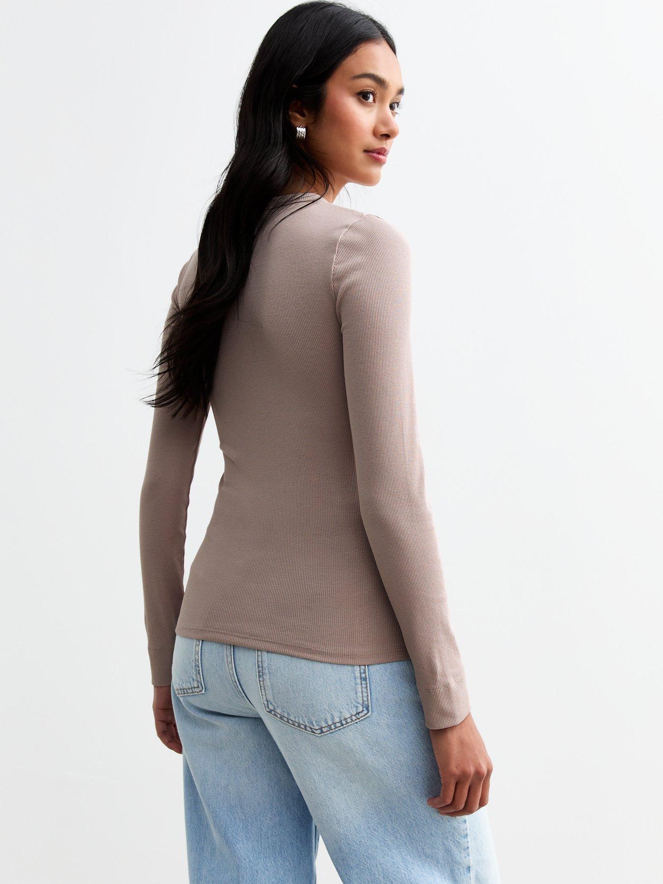 new-look-ribbed-crew-neck-long-sleeved-top-beigestillFront