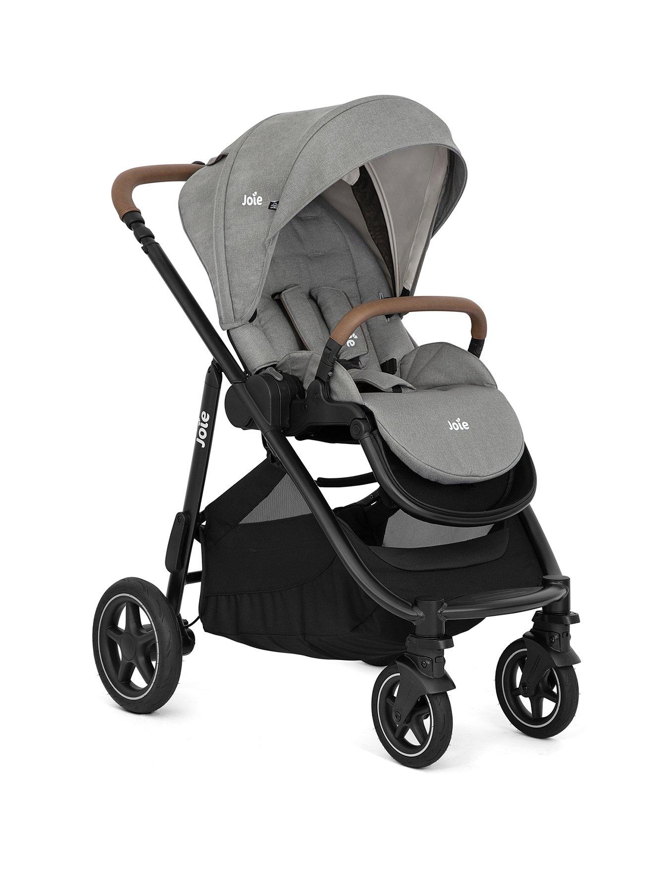 Image 2 of 7 of Joie Versatrax On the Go Encore&nbsp;Travel System Bundle - Pebble