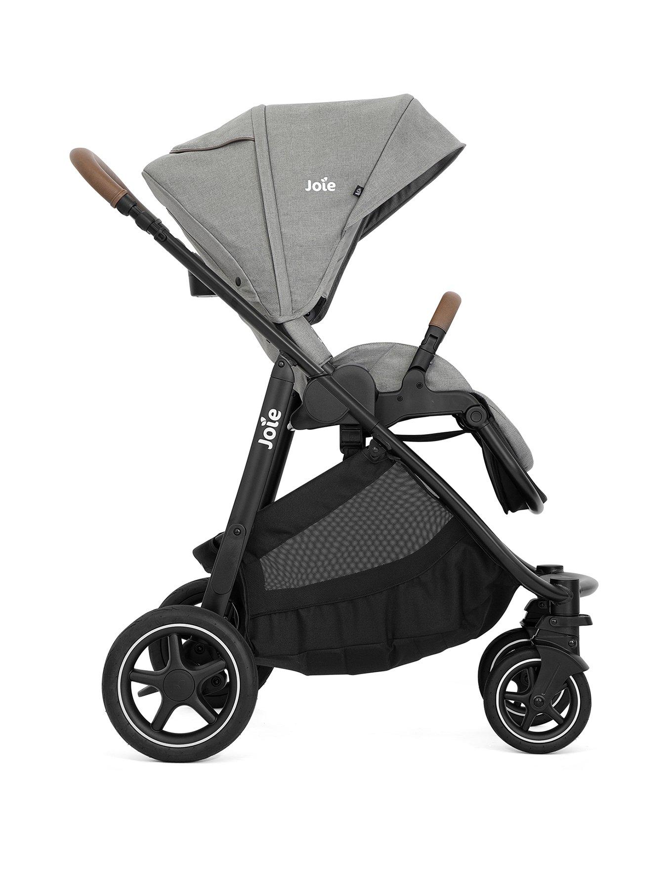 Image 3 of 7 of Joie Versatrax On the Go Encore&nbsp;Travel System Bundle - Pebble