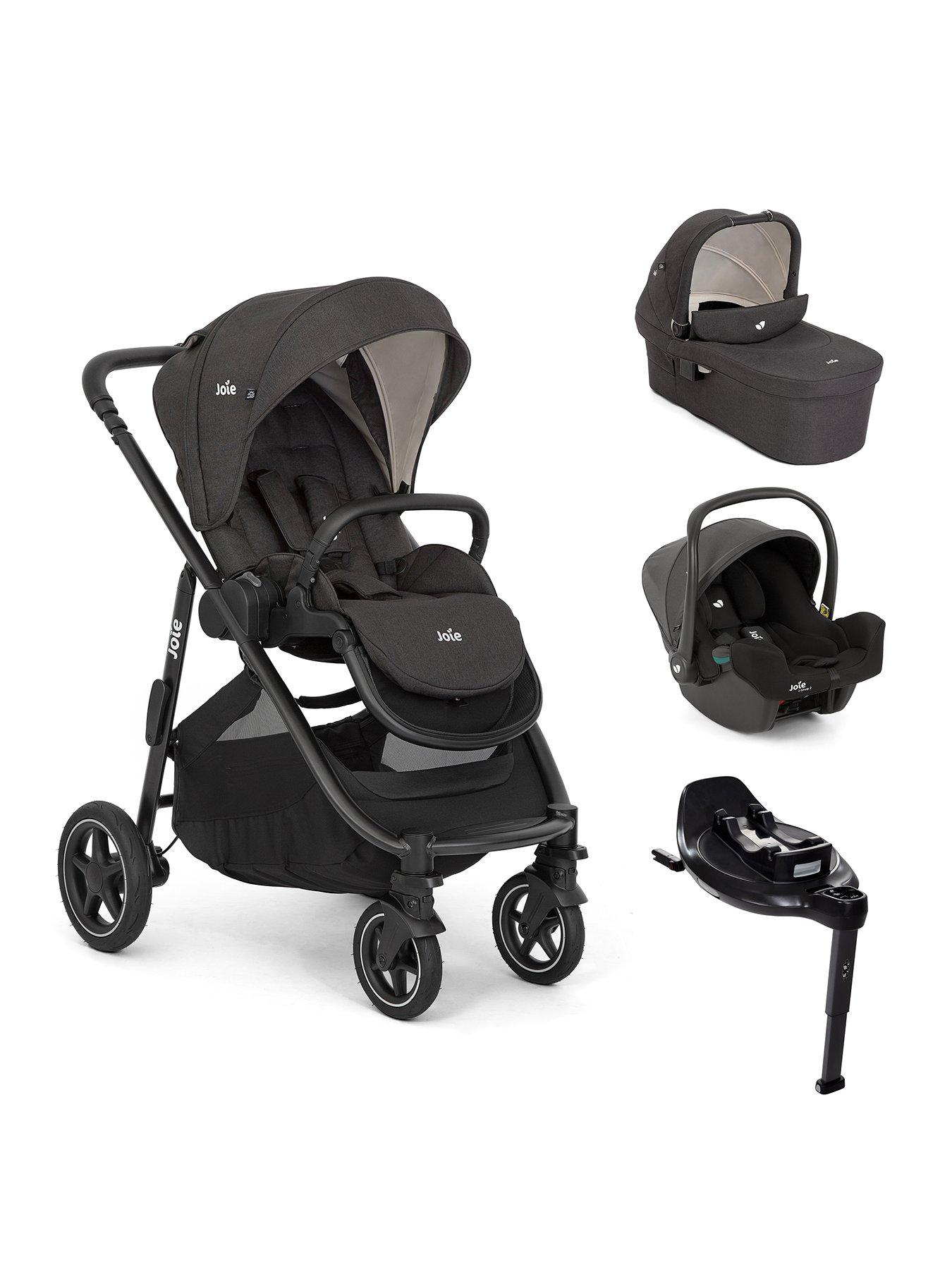Image 1 of 7 of Joie Versatrax On the Go Encore&nbsp;Travel System Bundle - Shale