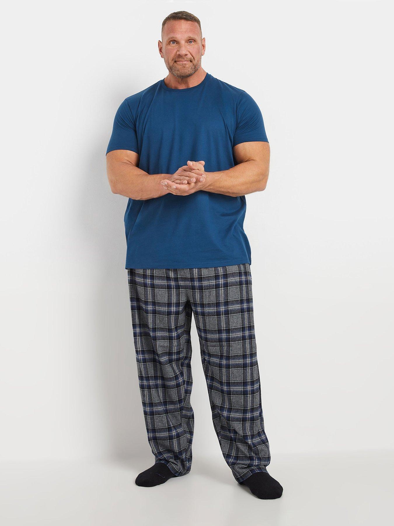 badrhino-badrhino-checked-bottom-pyjama-set