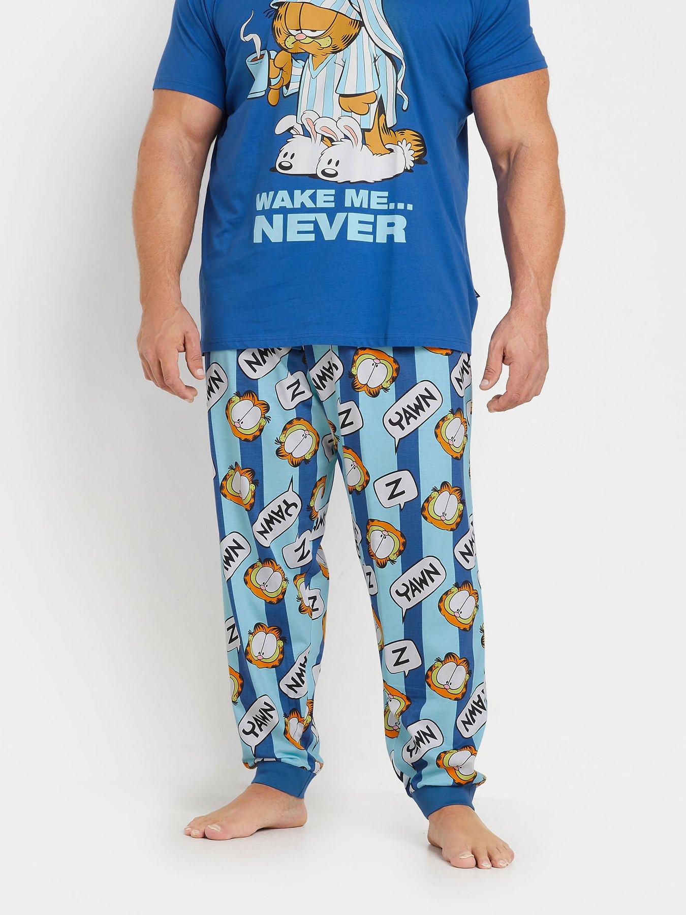 Image 3 of 3 of BadRhino Garfield Pyjama Set - Blue