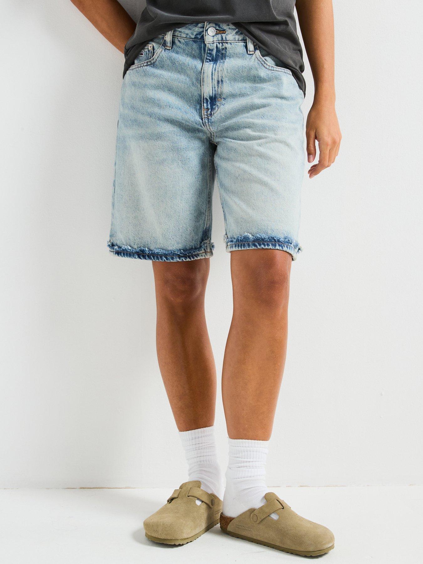 Image of Tommy Jeans Mia Relaxed Fit Bermuda Short - Blue